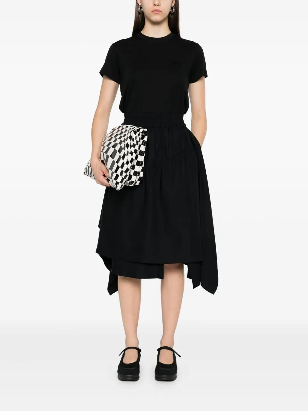 Y-3 Asymmetrical Midi Skirt