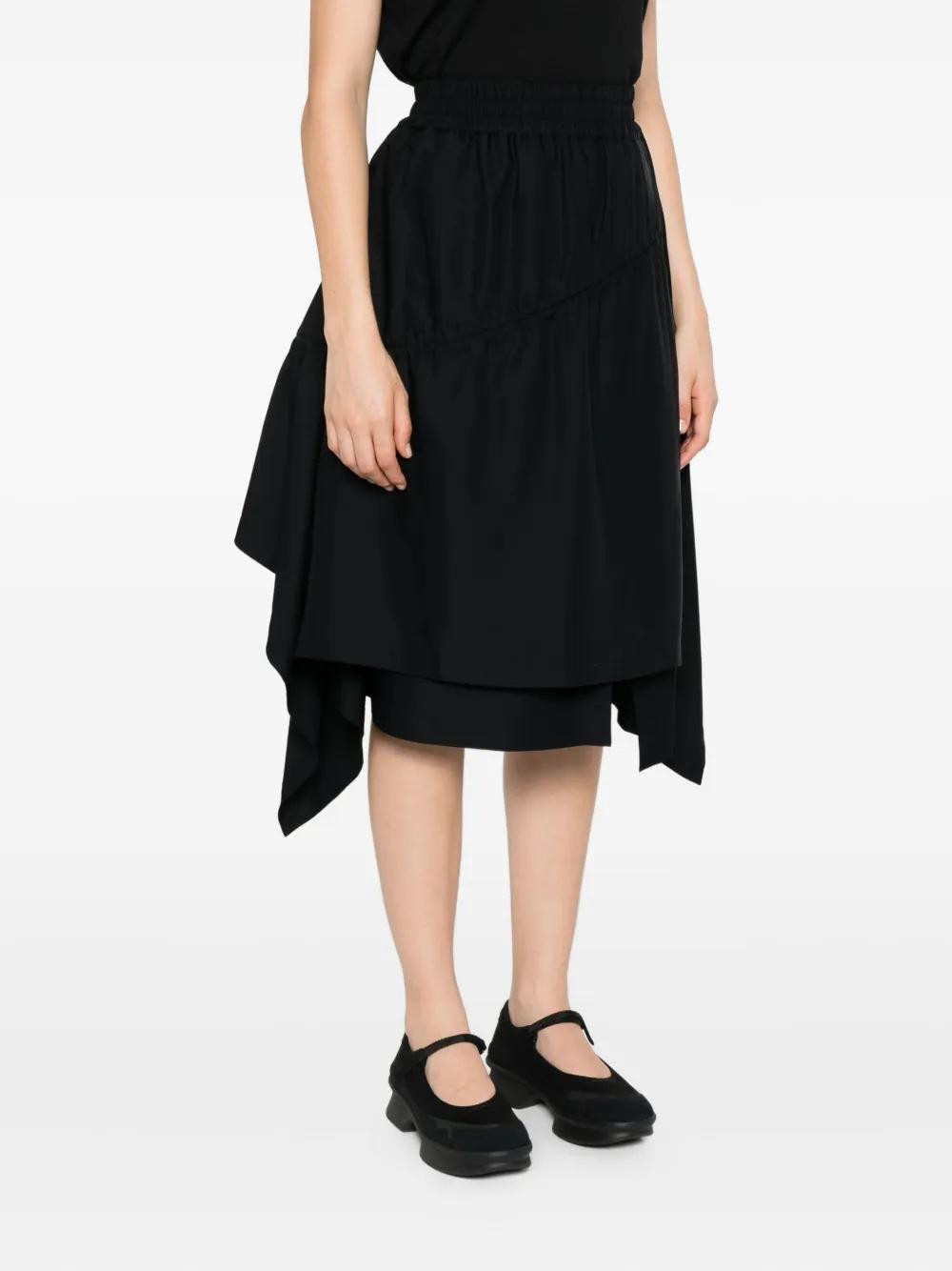 Y-3 Asymmetrical Midi Skirt