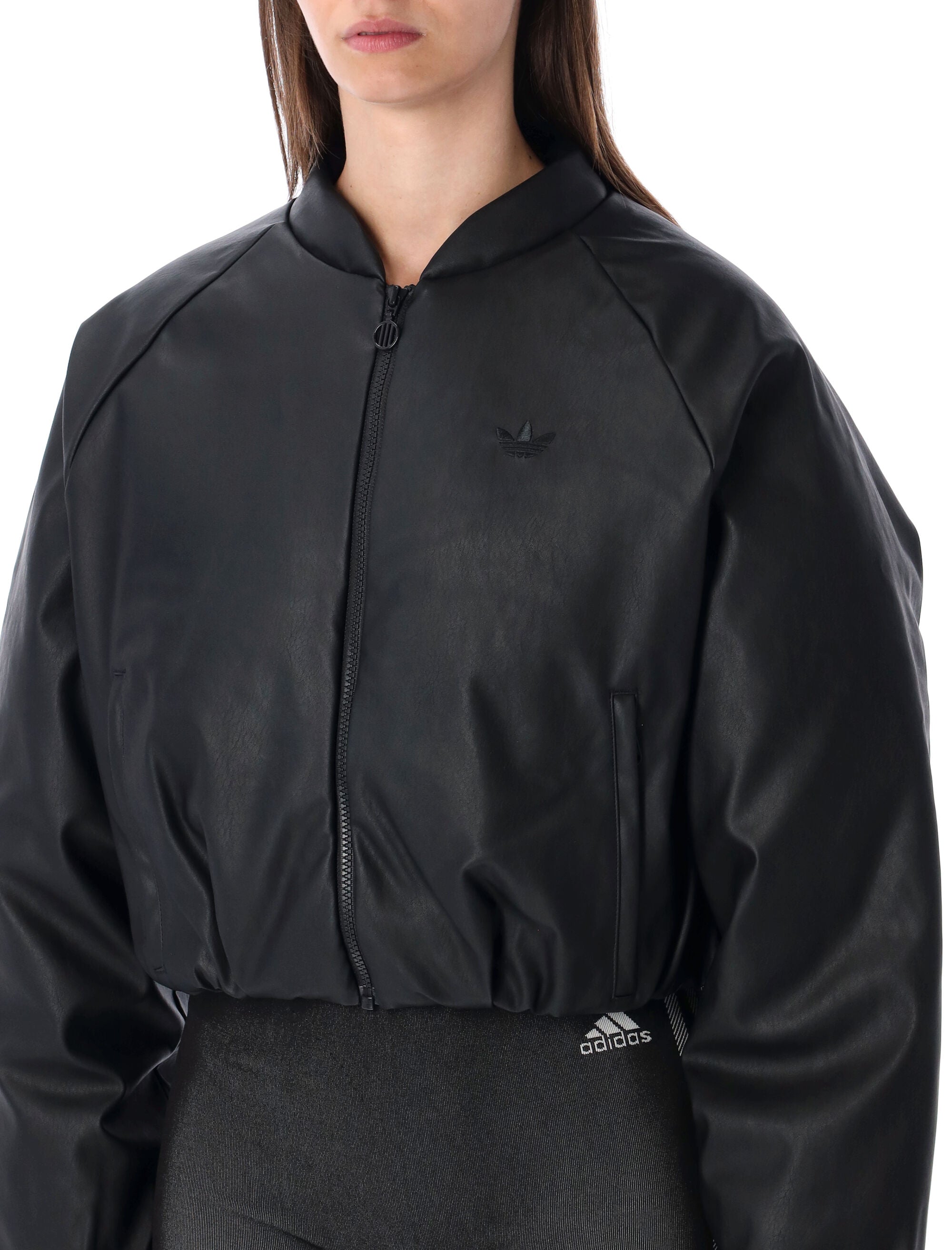 ADIDAS ORIGINALS Mini Pleather Bomber Jacket