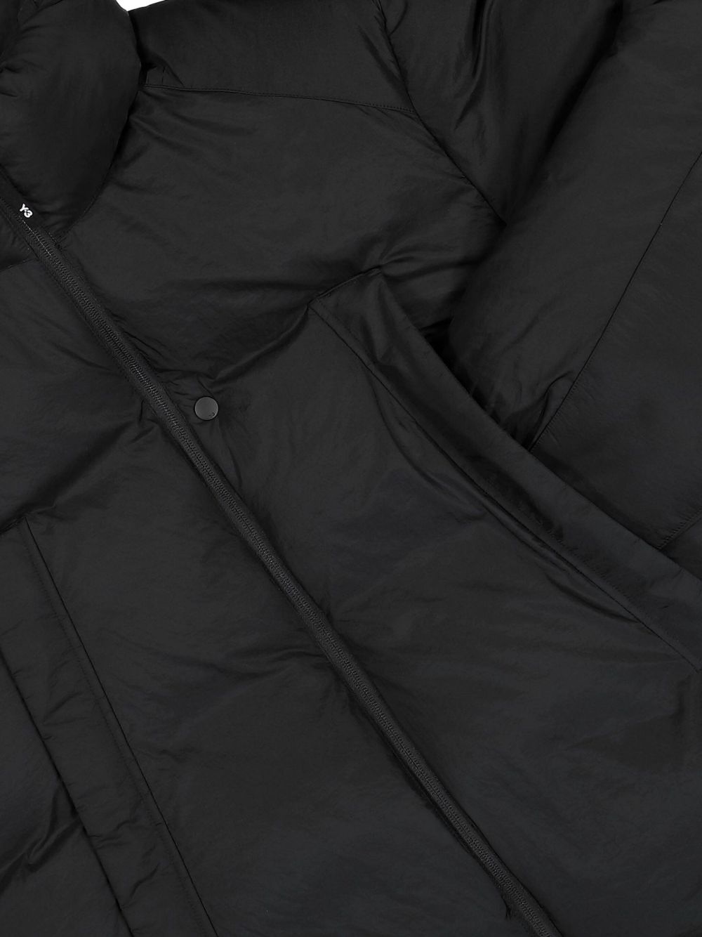 Y-3 Full-Length Zip Fastening Down Jacket for Men