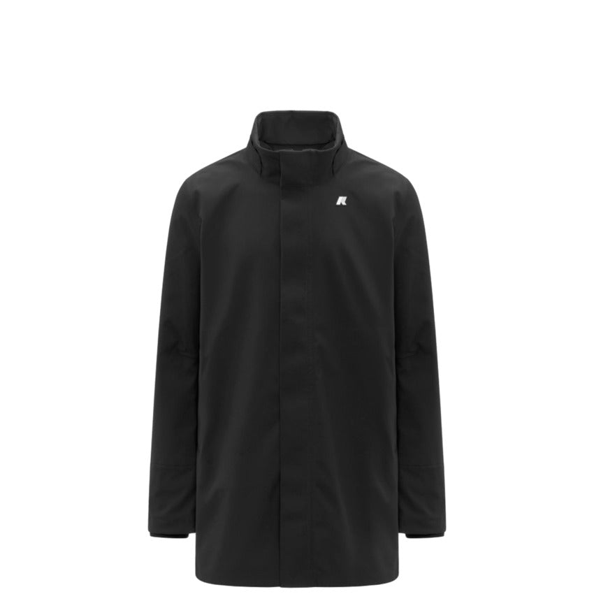 K-WAY Versatile Men's Parka Jacket with Removable Hood