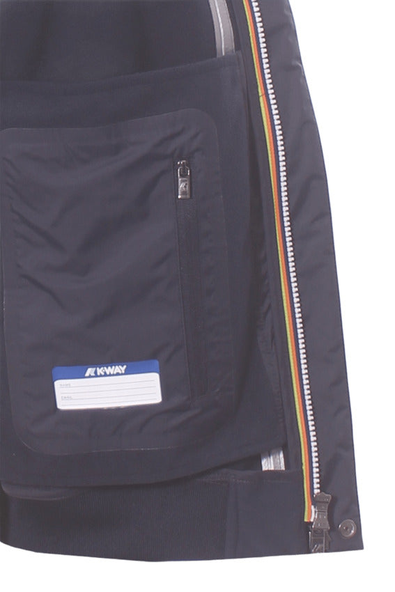 K-WAY Casual Slim Fit Jacket for Men - Perfect for Transitional Seasons