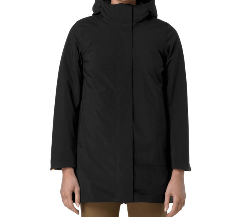 K-WAY Contemporary Trapeze Jacket with Detachable Hood