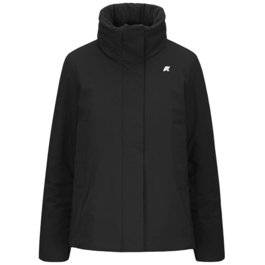 K-WAY Elegant Women's Short Jacket with Removable Hood