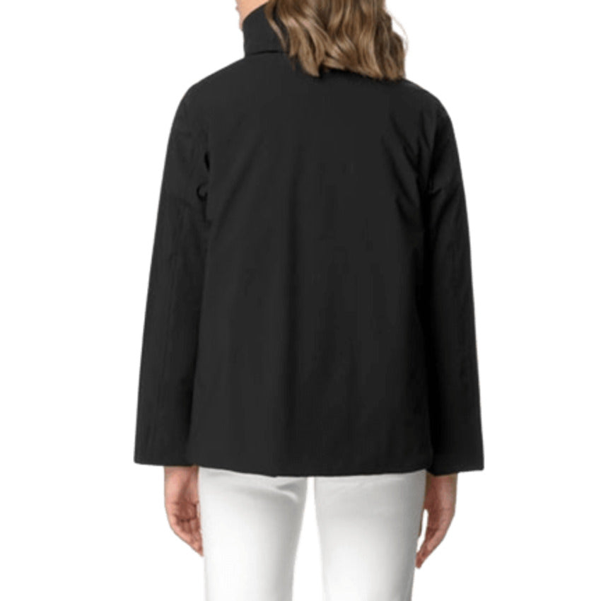 K-WAY Elegant Women's Short Jacket with Removable Hood