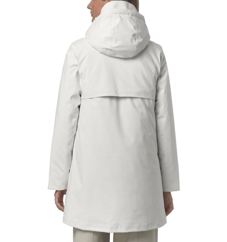 K-WAY Women's Trapeze Waterproof Jacket with Adjustable Hood