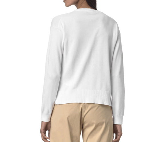 K-WAY Essential Cropped V-Neck Sweatshirt