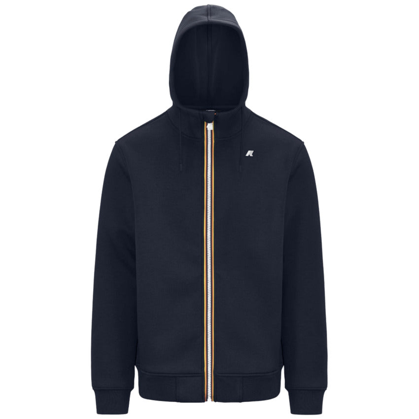 K-WAY Men's Regular Fit Lightweight Scuba Sweatshirt with Hood