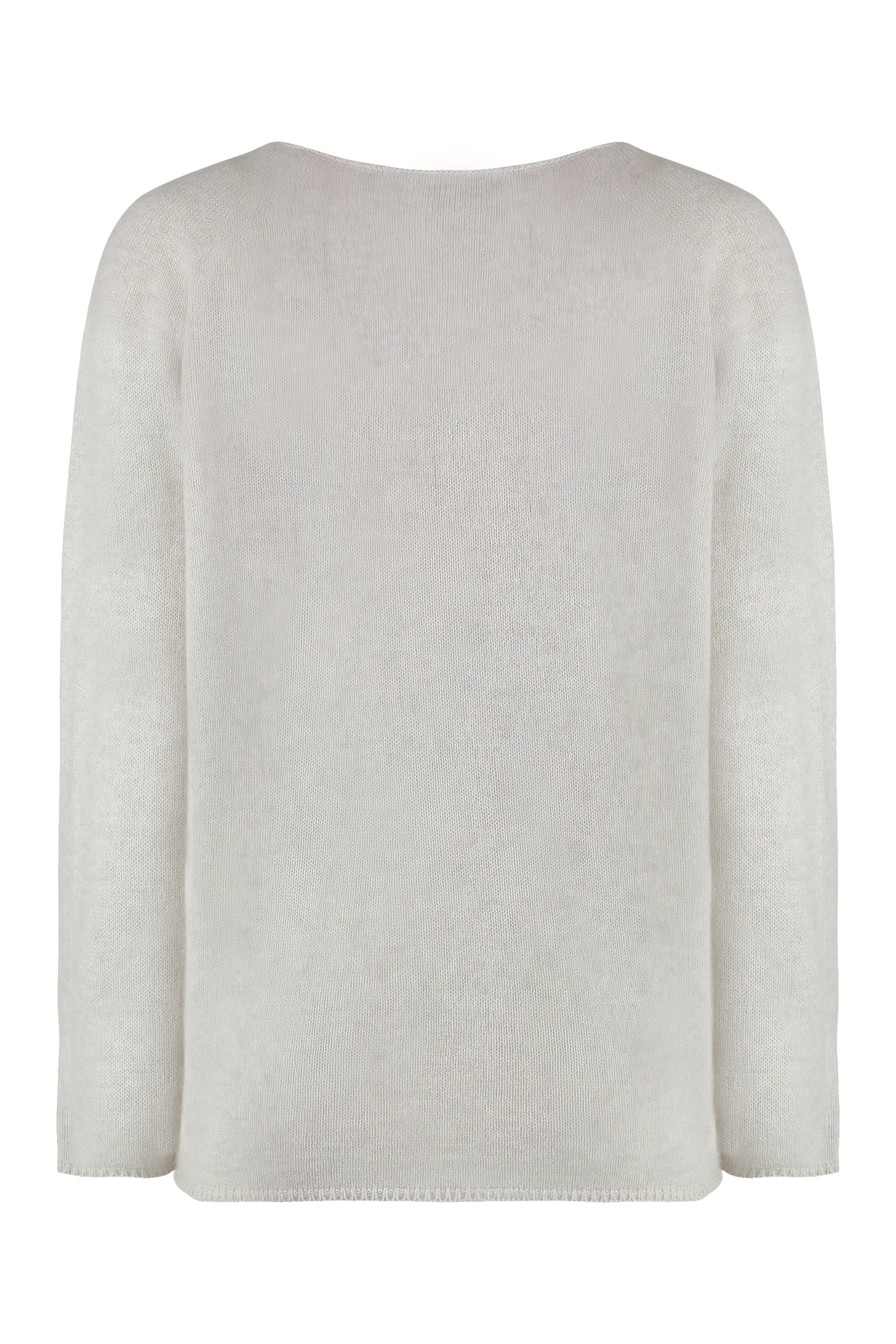 THE (ALPHABET) V-Neck Cashmere Blend Pullover