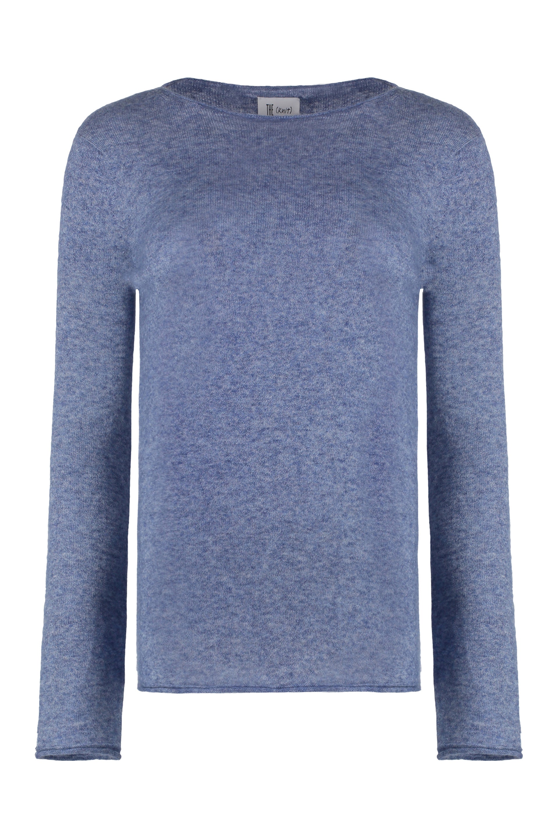 THE (ALPHABET) Silk-Cashmere Blend Pullover