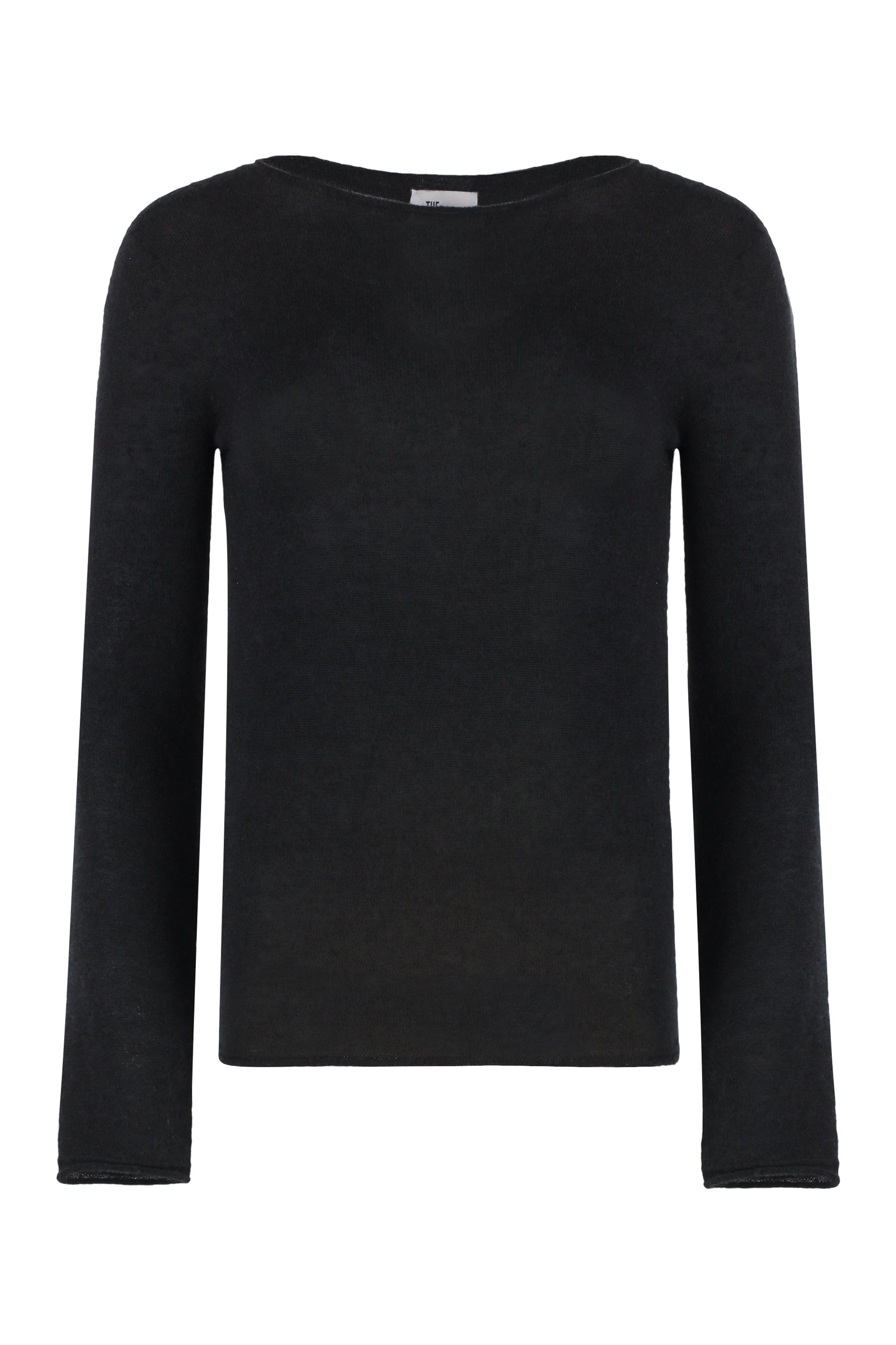 THE (ALPHABET) Silk-Cashmere Blend Pullover