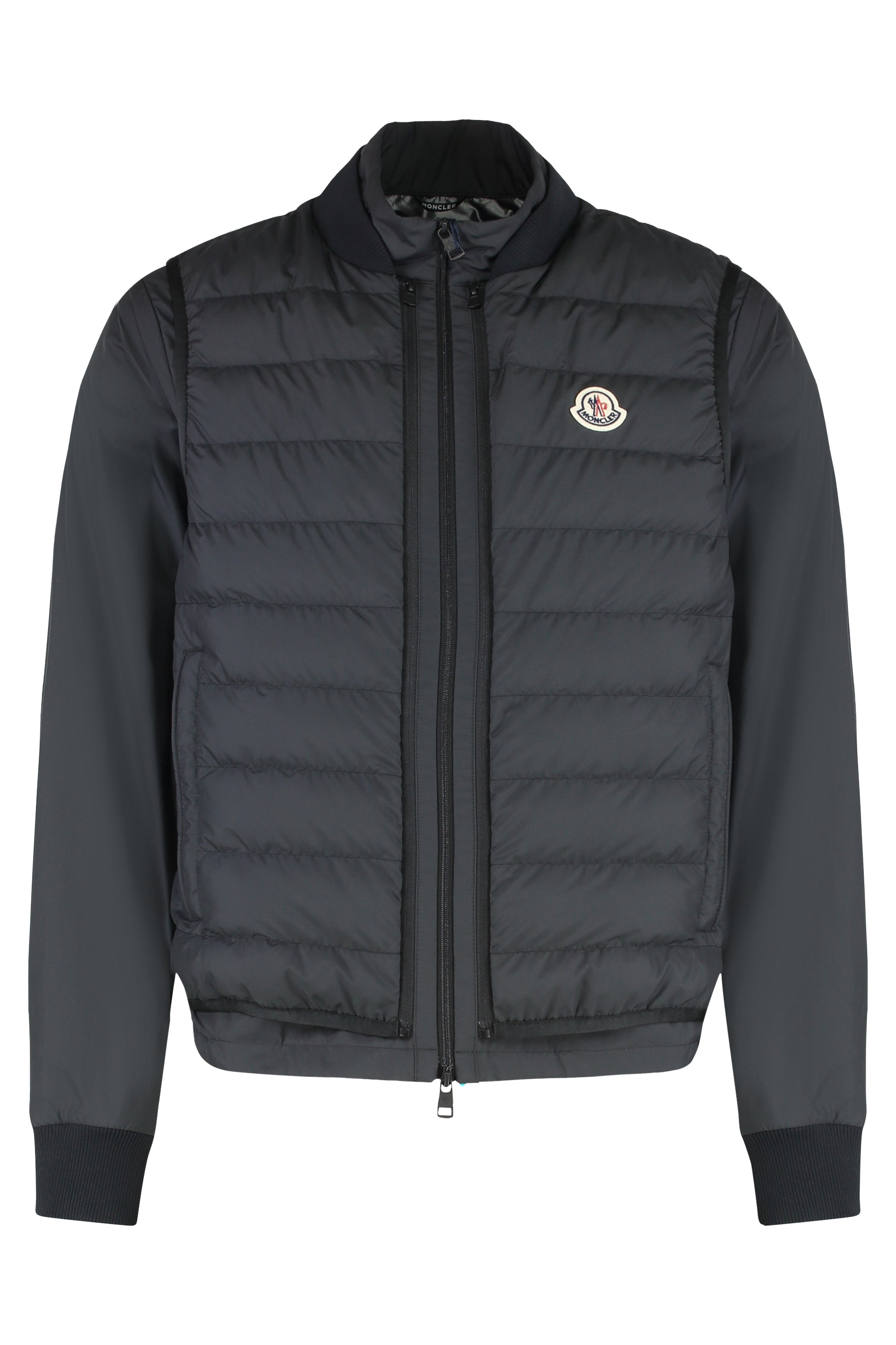 MONCLER Men's Short Down Jacket with Removable Padding