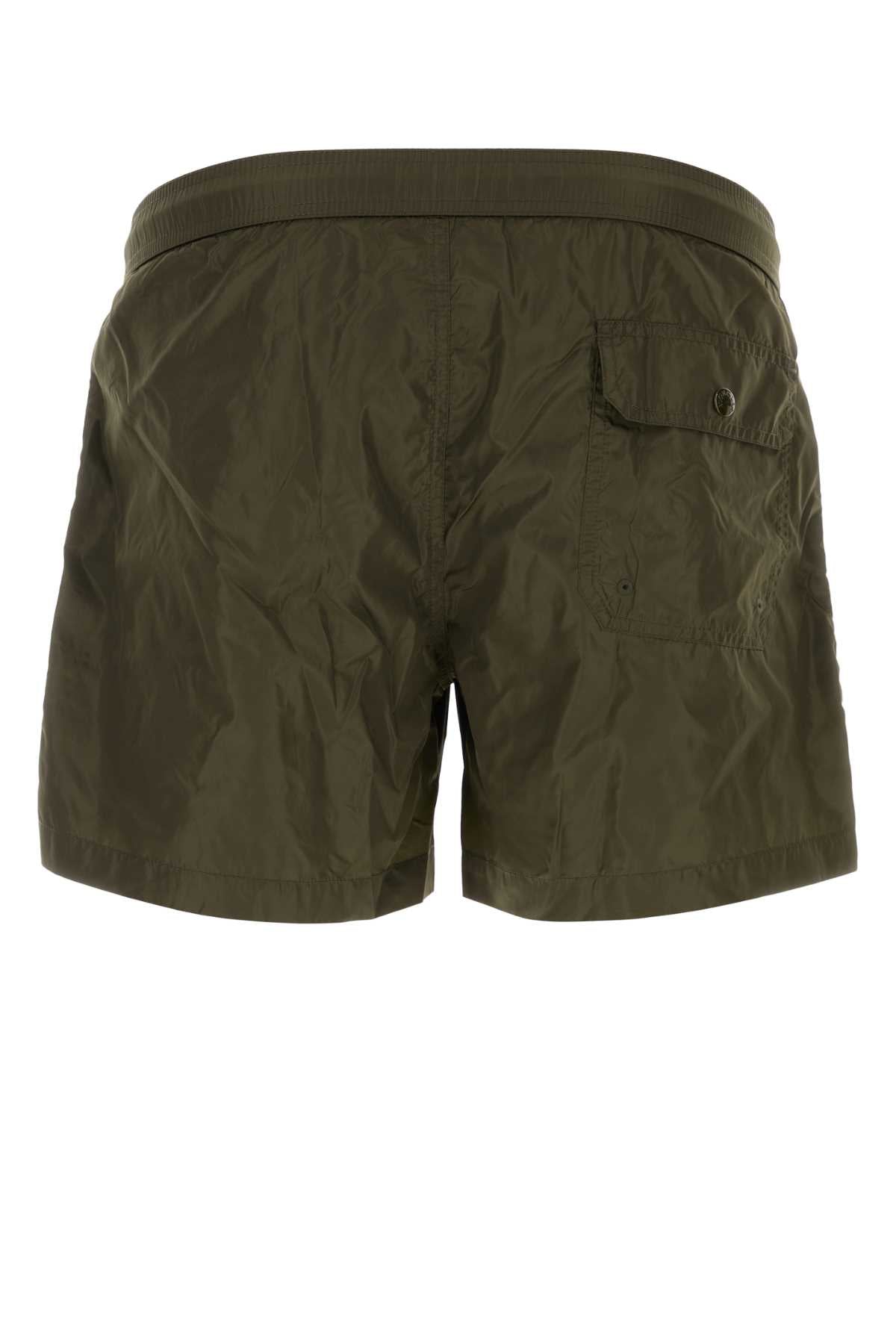 MONCLER Classic Nylon Swim Shorts for Men