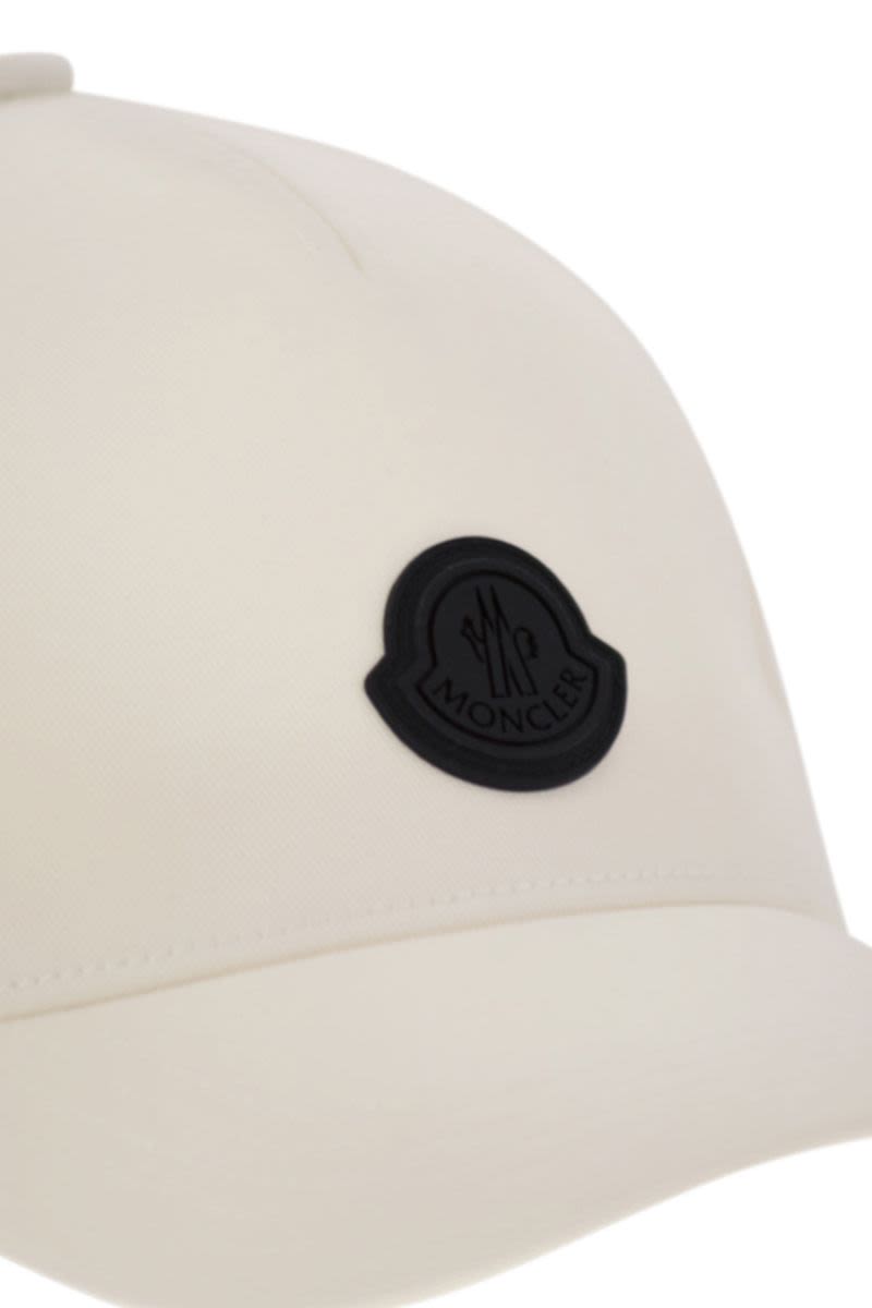 MONCLER Classic Cotton Gabardine Baseball Cap