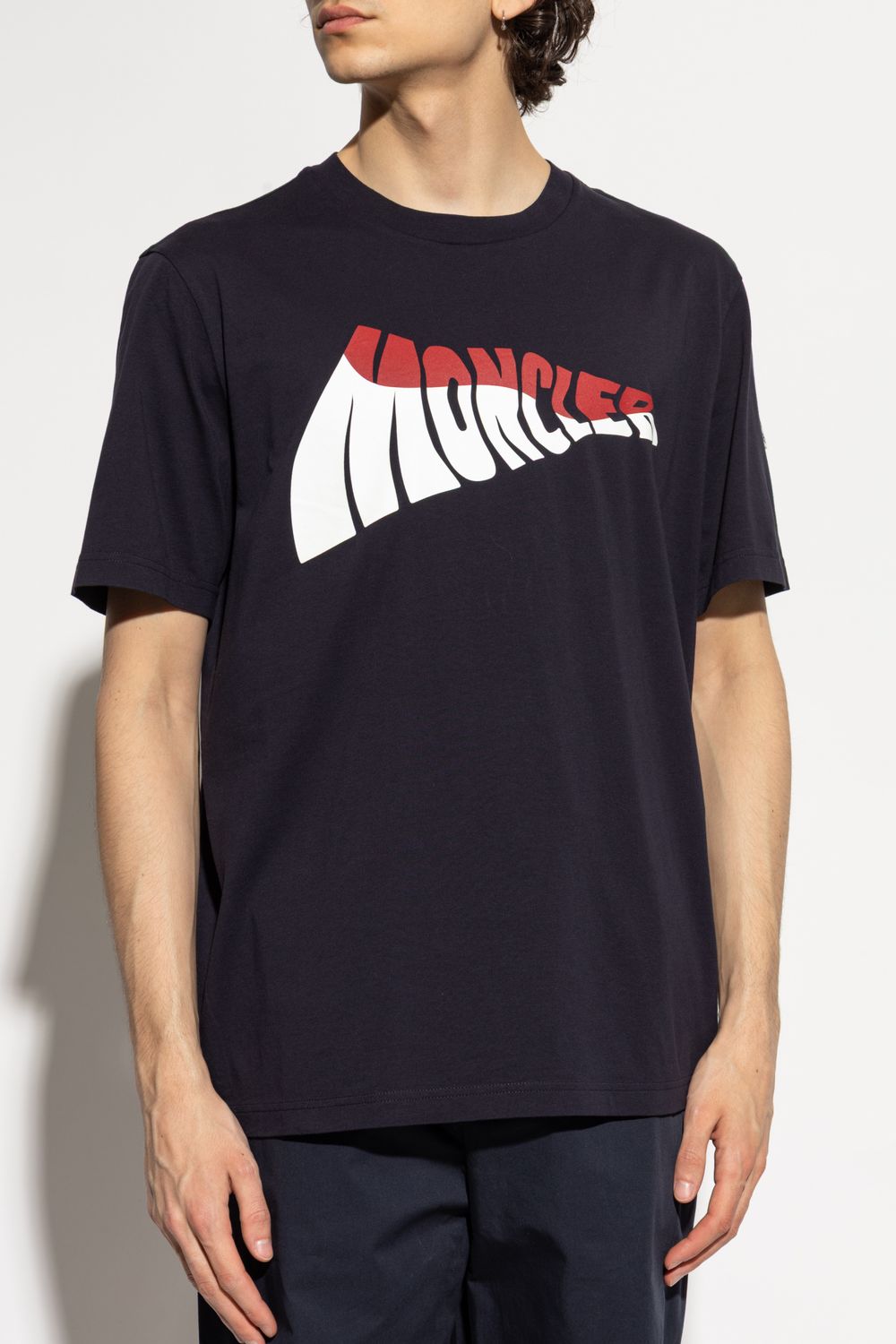 MONCLER Men's Mini Graphic T-Shirt - Spring/Summer Collection 2025