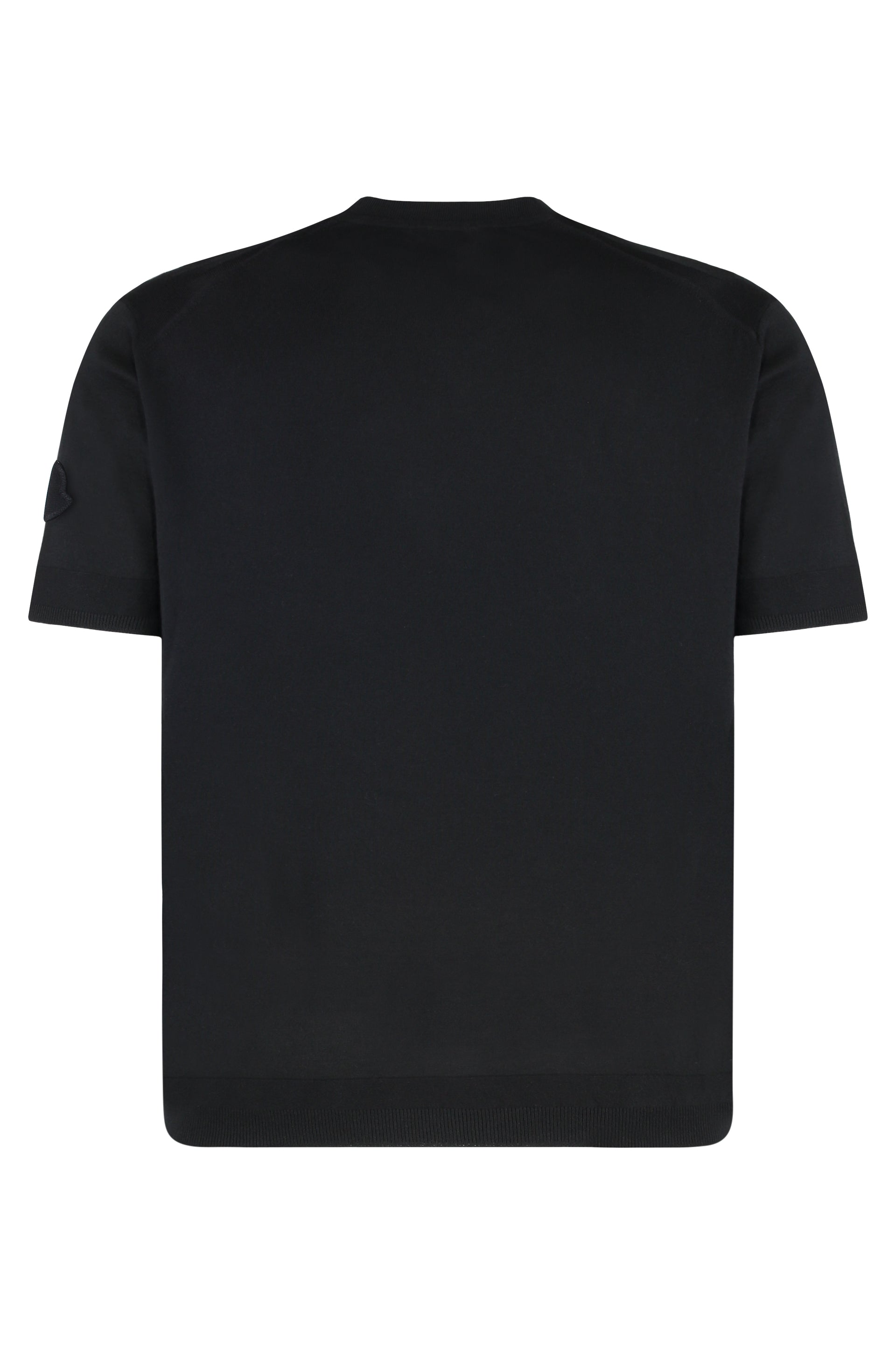 MONCLER Short Sleeve Knit Sweater