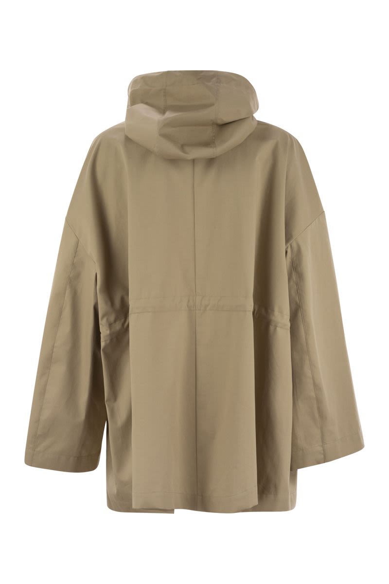MONCLER Cotton Hooded Parka Jacket for Women
