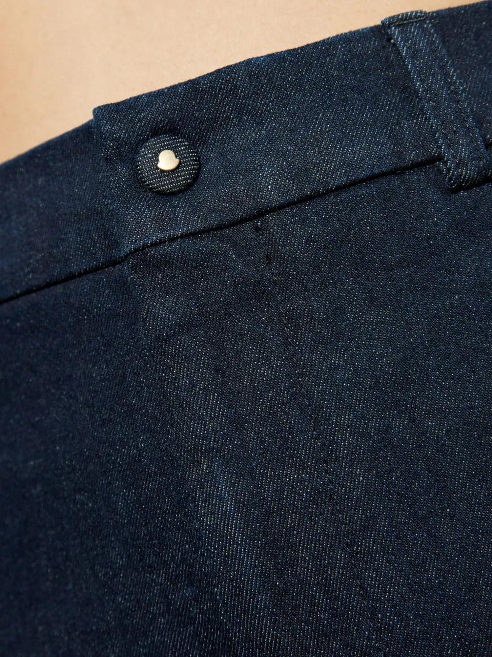 MONCLER High Waisted Denim Jeans for Women