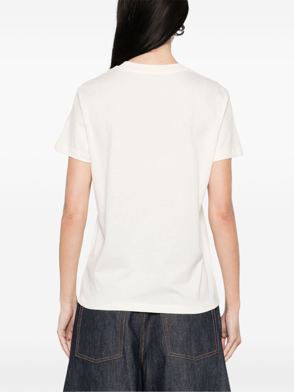MONCLER Cotton Crew-Neck T-Shirt for Women