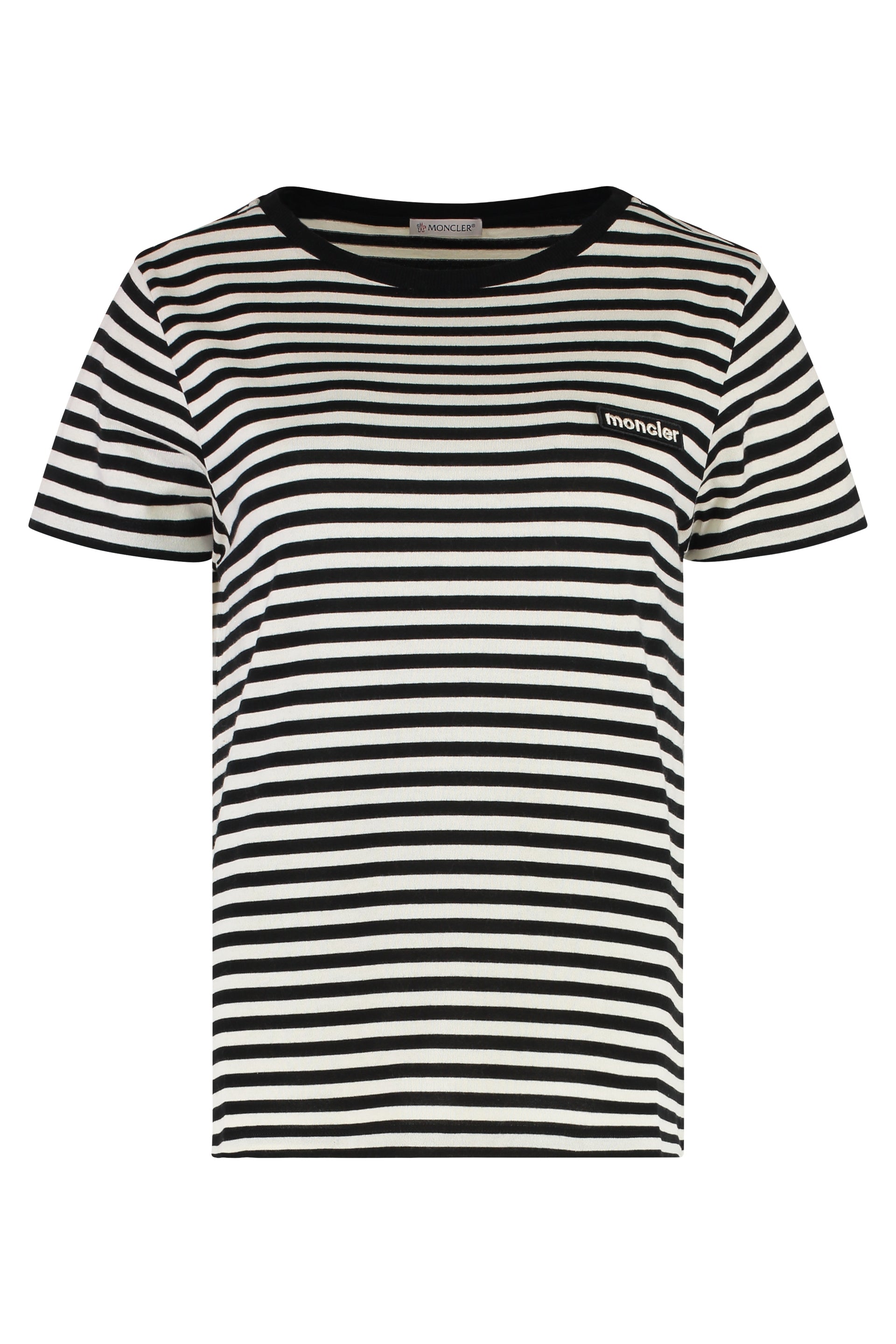 MONCLER Cotton Crew-Neck T-Shirt for Women - SS25 Collection