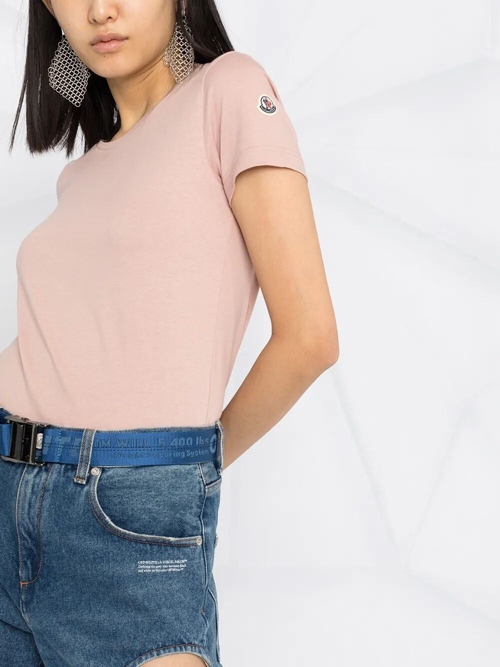 MONCLER Cotton Crew-Neck T-Shirt - Women's SS25