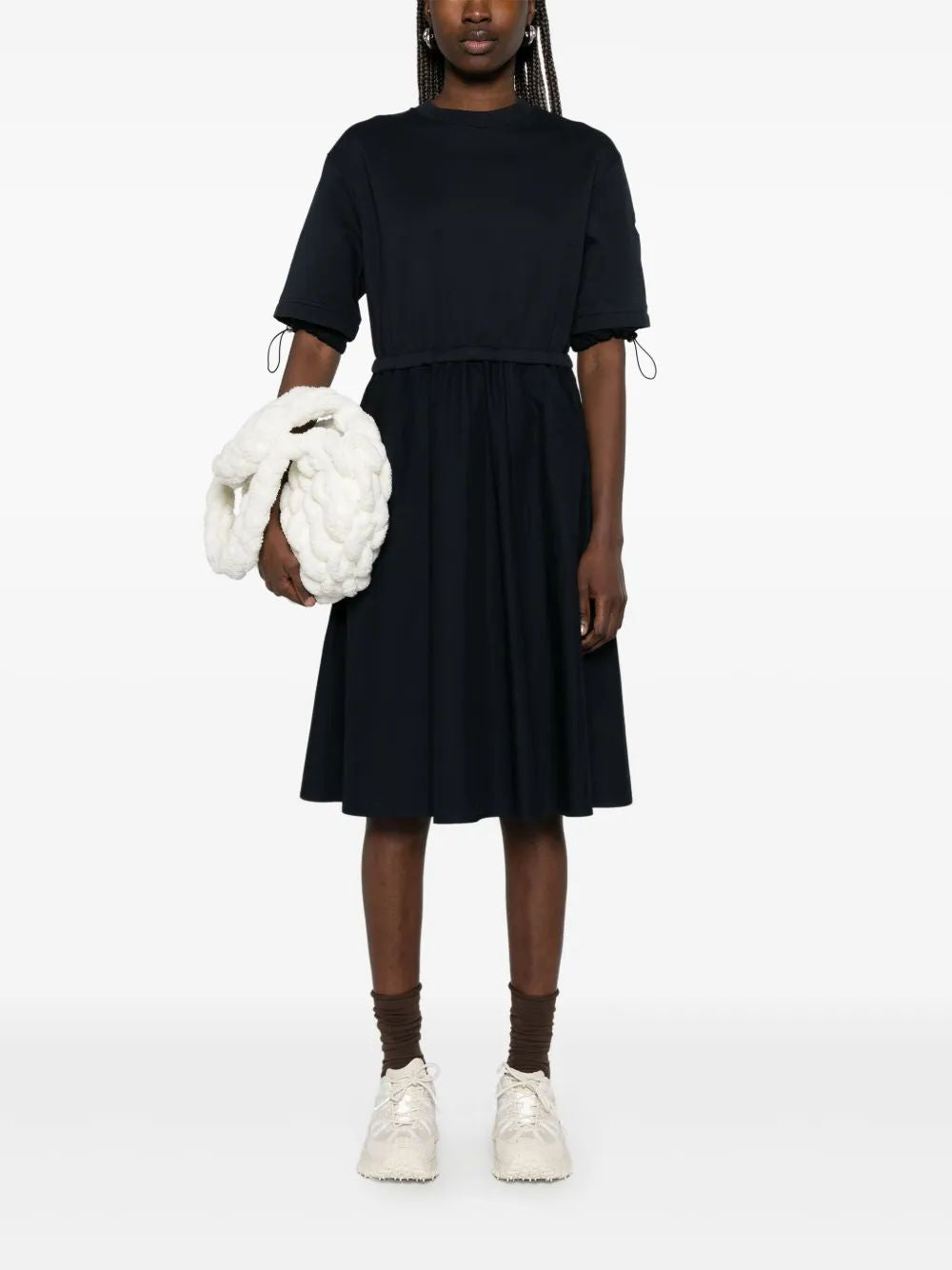 MONCLER Cotton Mini Dress for Women - SS25 Collection