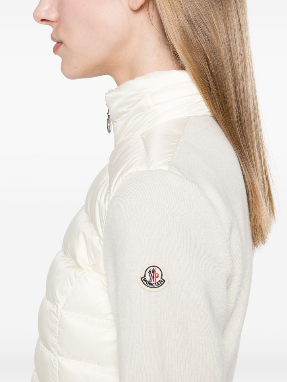 MONCLER Cozy Padded Cardigan Sweater