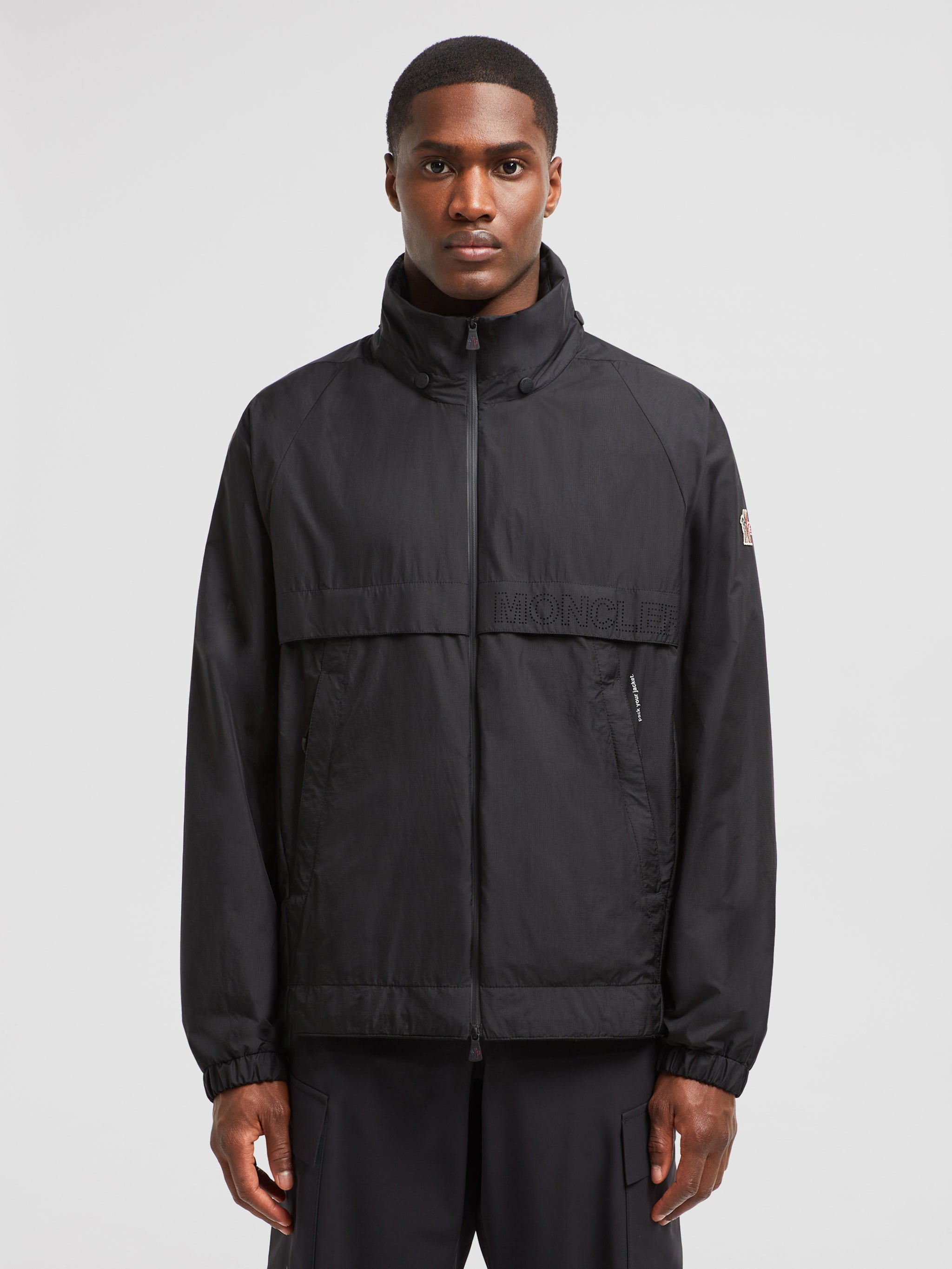 MONCLER Outdoor Performance Jacket with Removable Hood