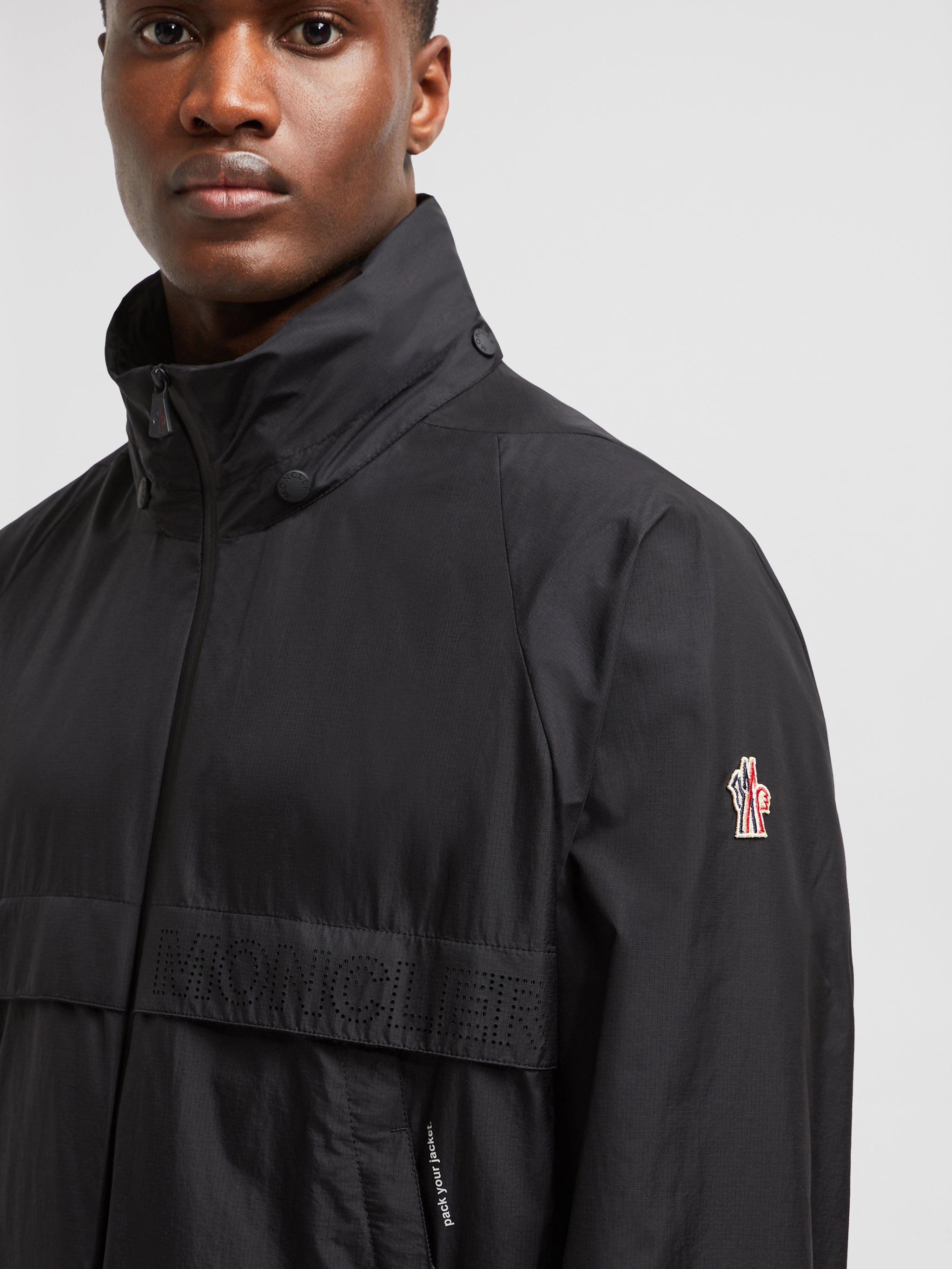MONCLER Outdoor Performance Jacket with Removable Hood
