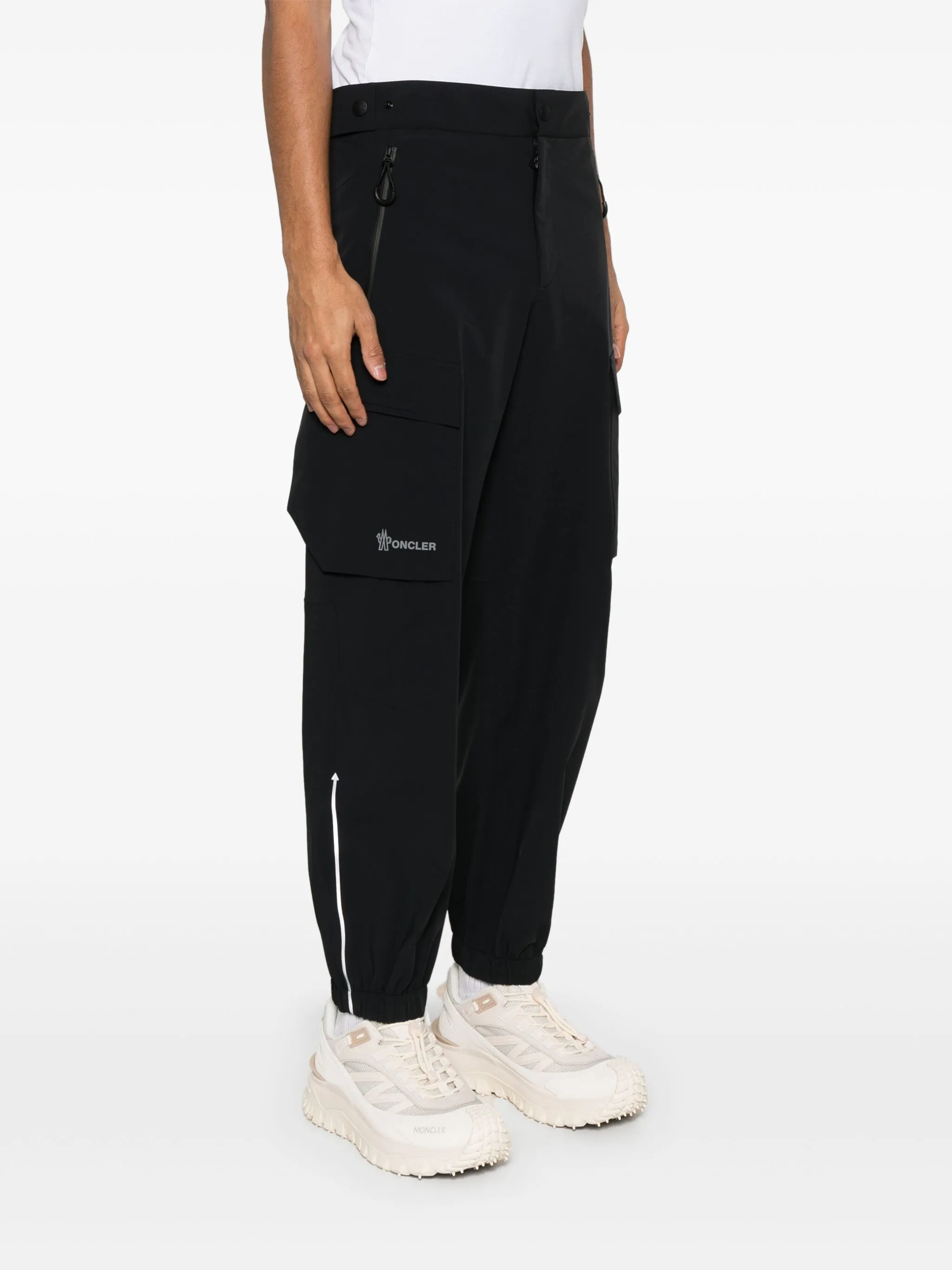 MONCLER Men's Adjustable Waistband Trousers - Size M