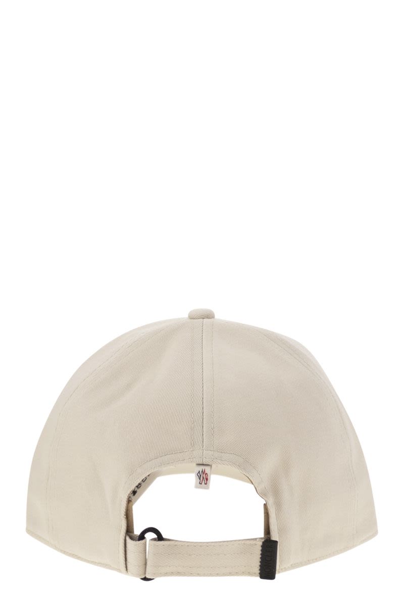 MONCLER GRENOBLE Cotton Gabardine Baseball Cap for Men