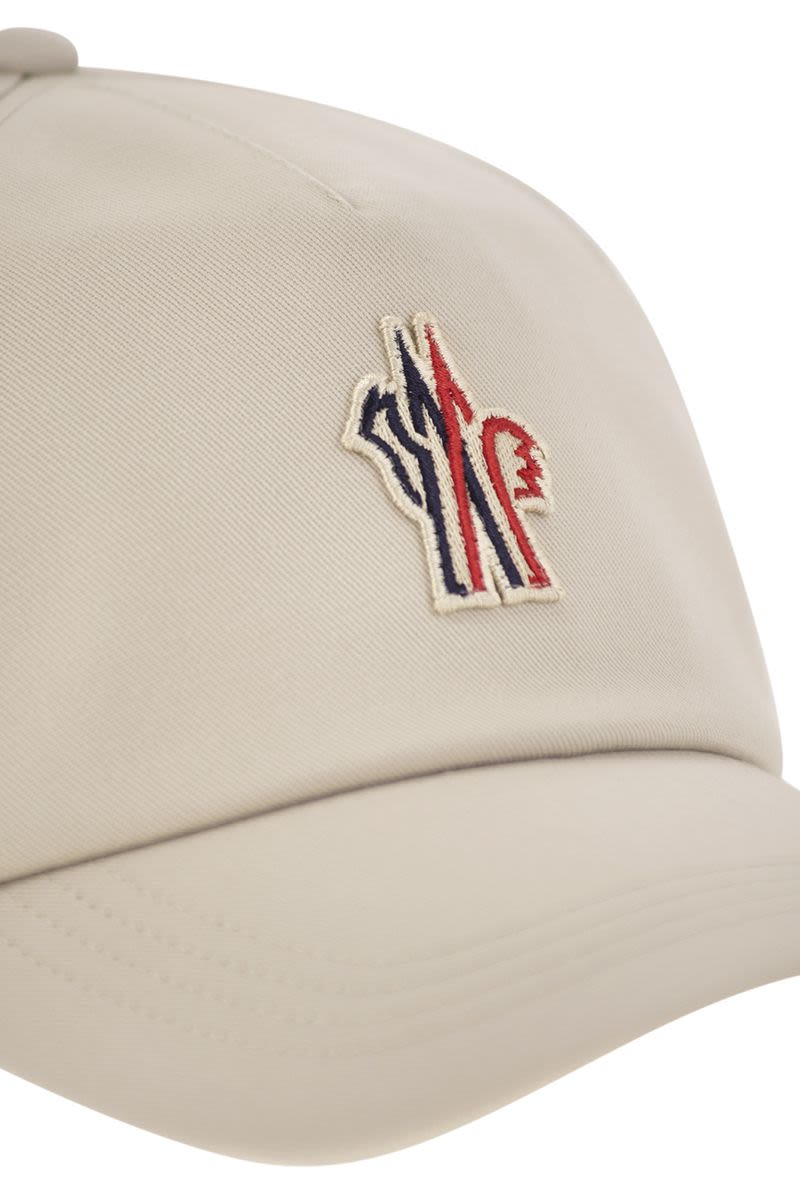 MONCLER GRENOBLE Cotton Gabardine Baseball Cap for Men