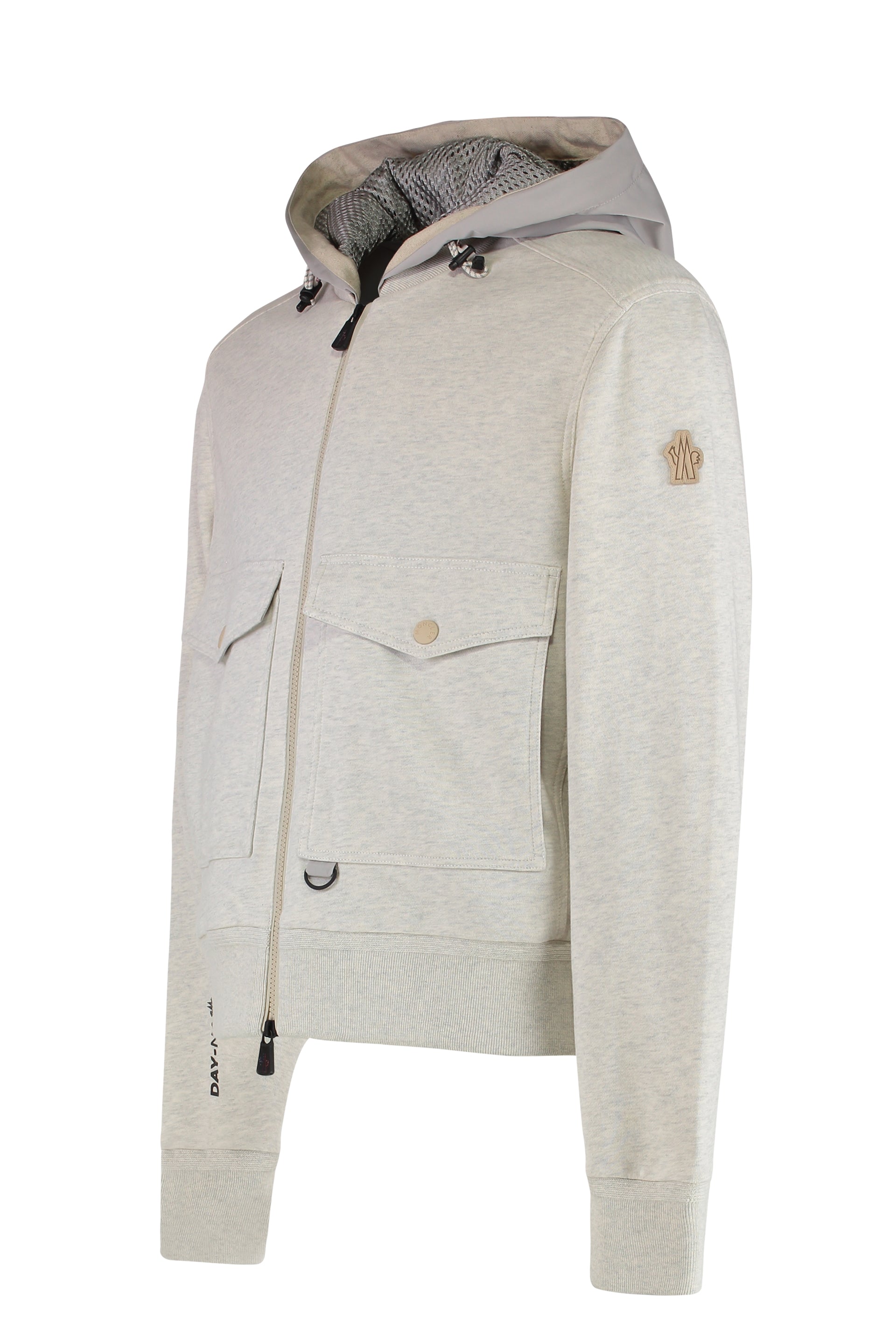 MONCLER GRENOBLE Cotton Full Zip Hoodie - SS25 Collection
