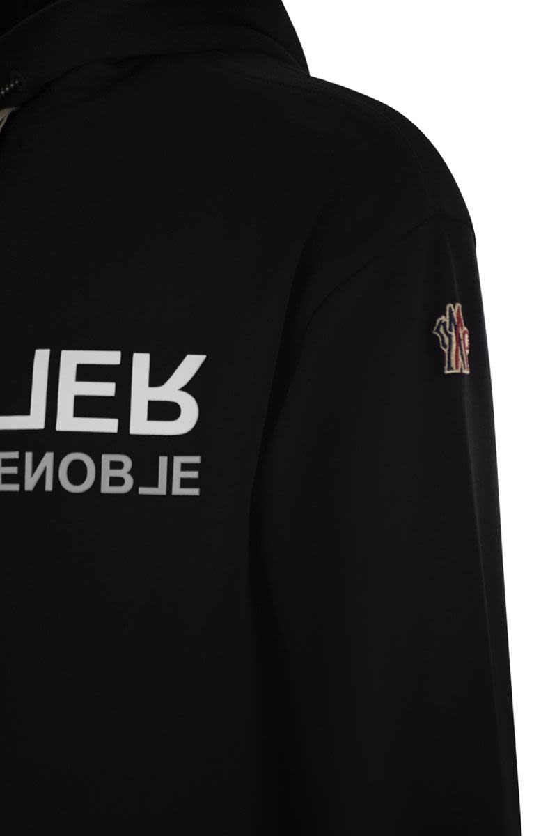 MONCLER GRENOBLE Logo Cotton Hoodie for Men