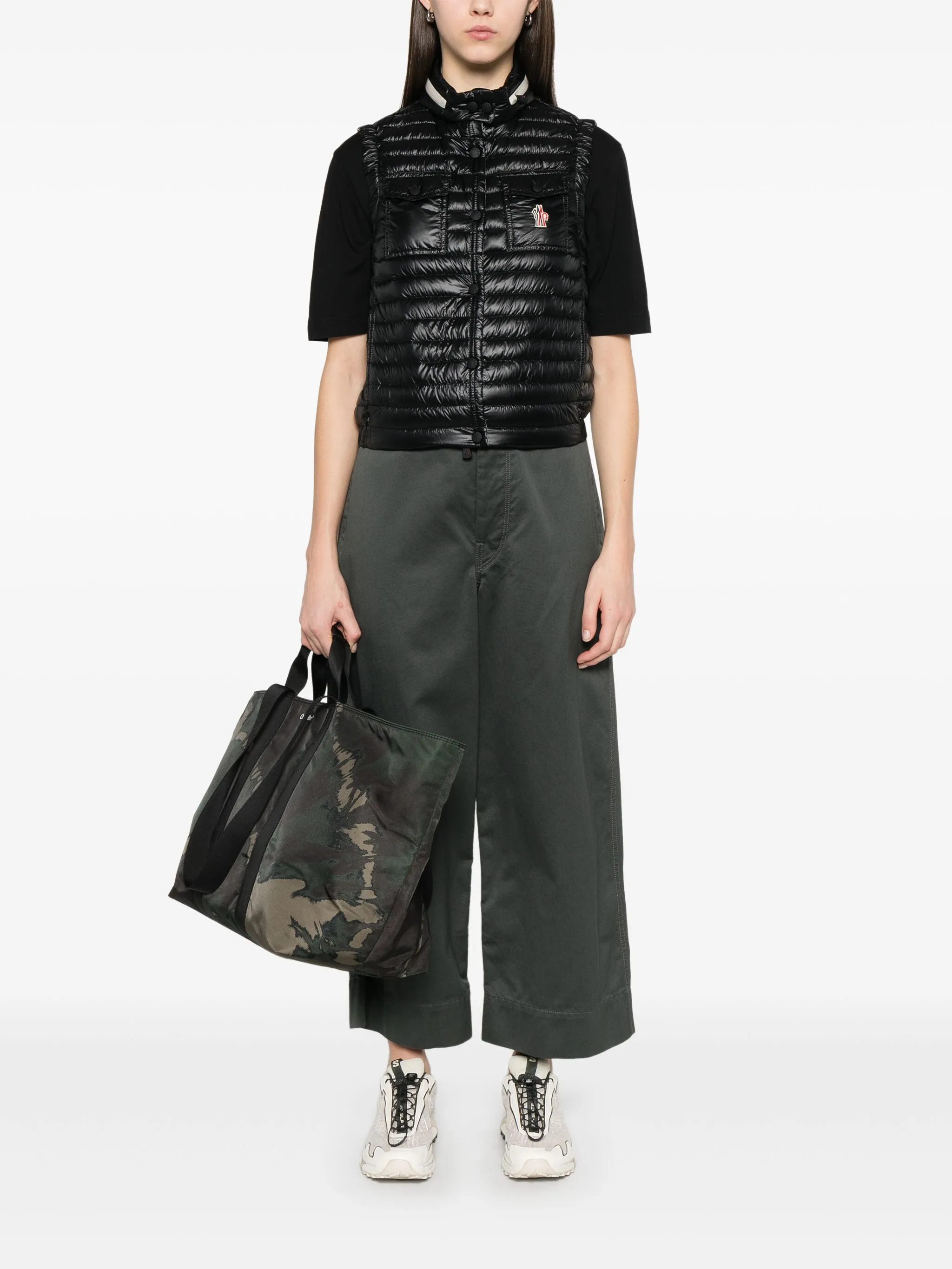 MONCLER Women's Mini Down Gilet with Pull-Out Hood