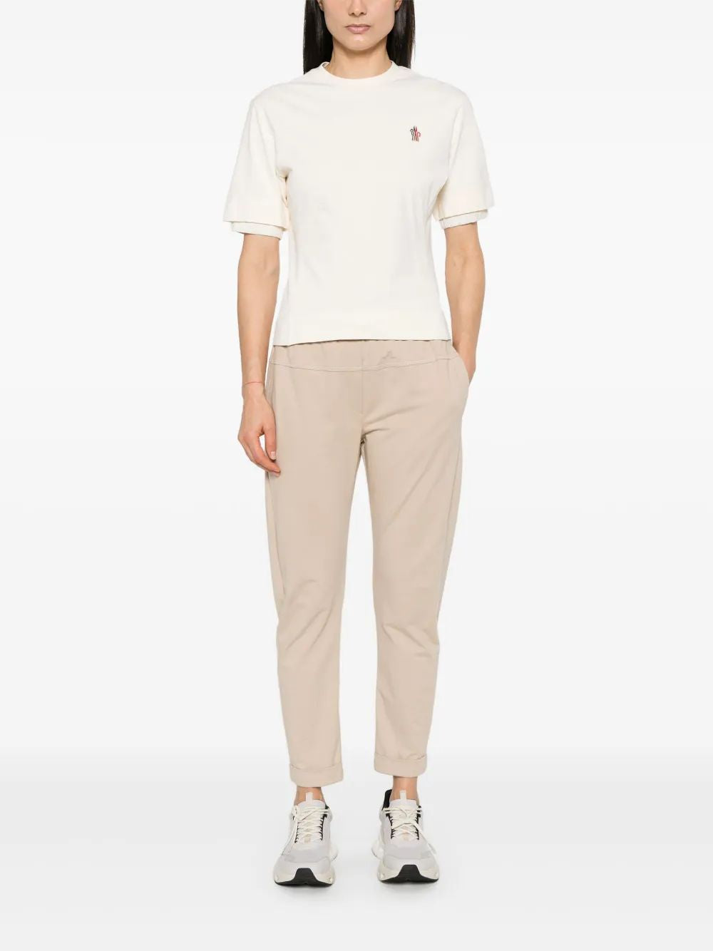 MONCLER GRENOBLE Stretch Cotton T-Shirt for Women