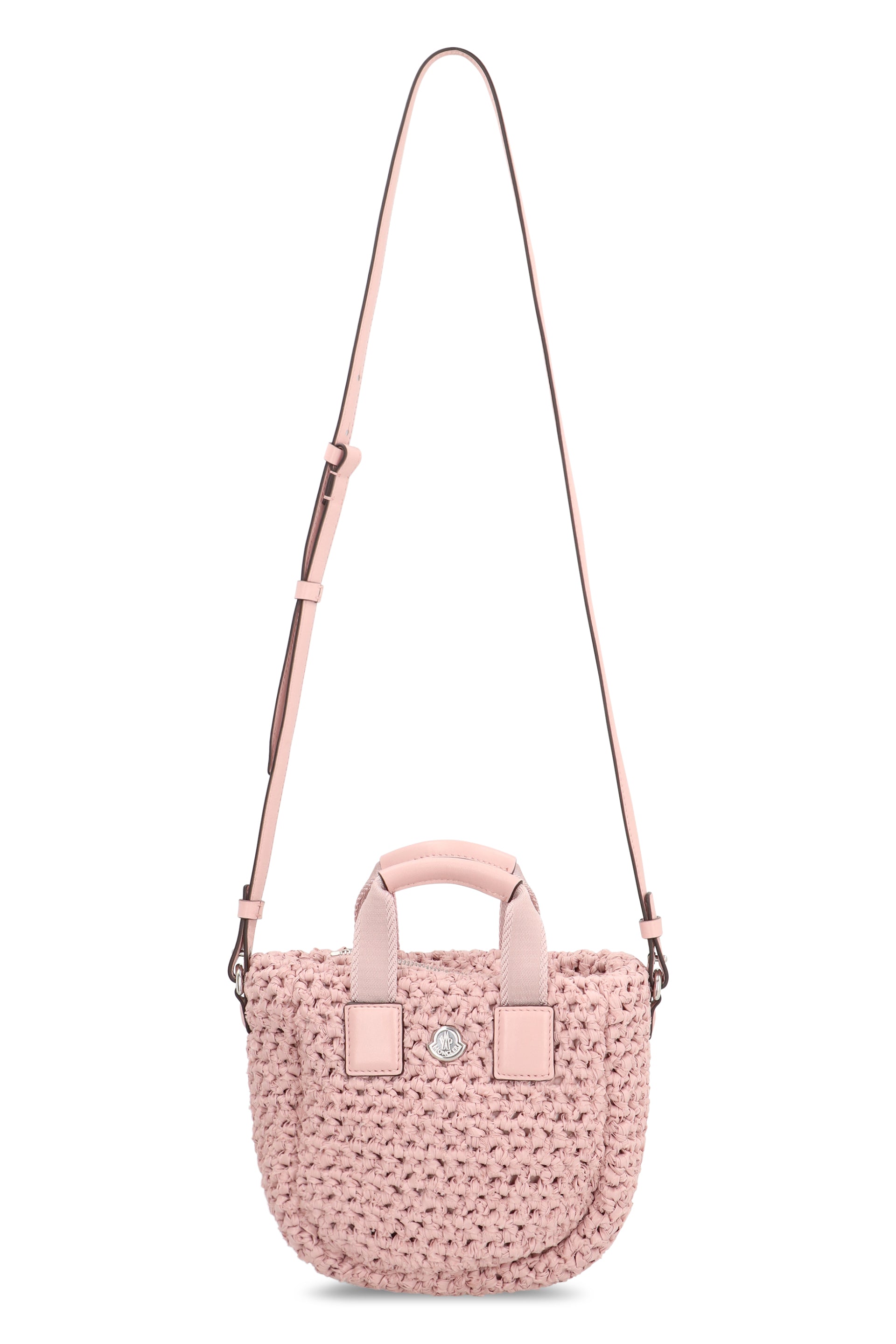 MONCLER Mini Intrecciato Tote Handbag with Dual Handles