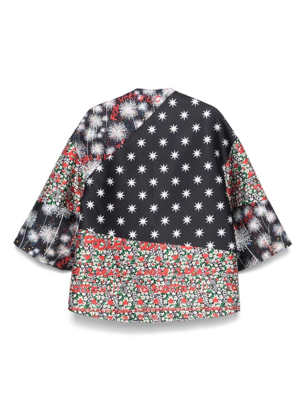 ALESSANDRO ENRIQUEZ Printed Kimono for Women - Mini Style
