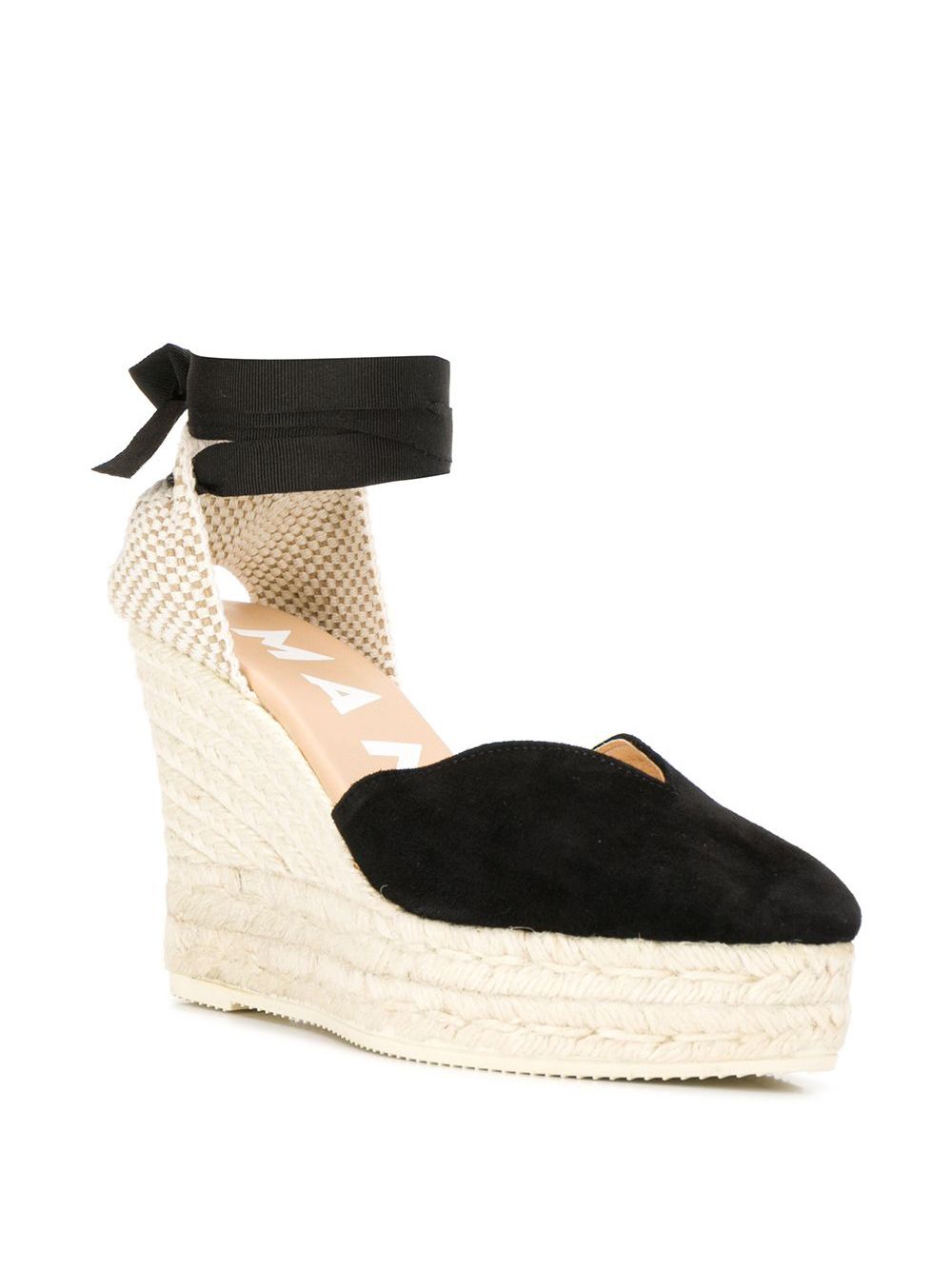 MANEBI Heart-Shaped Wedge Espadrilles