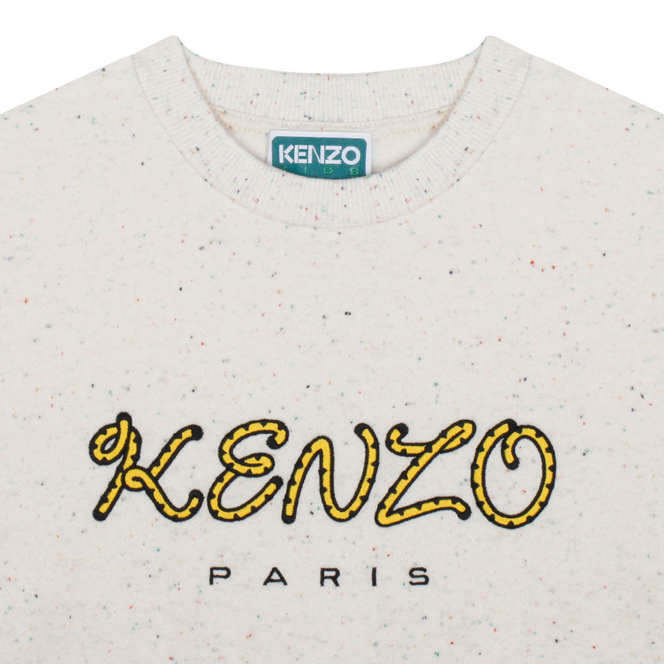 KENZO KIDS Girls' Stylish Cotton-Polyester Wicker Dress