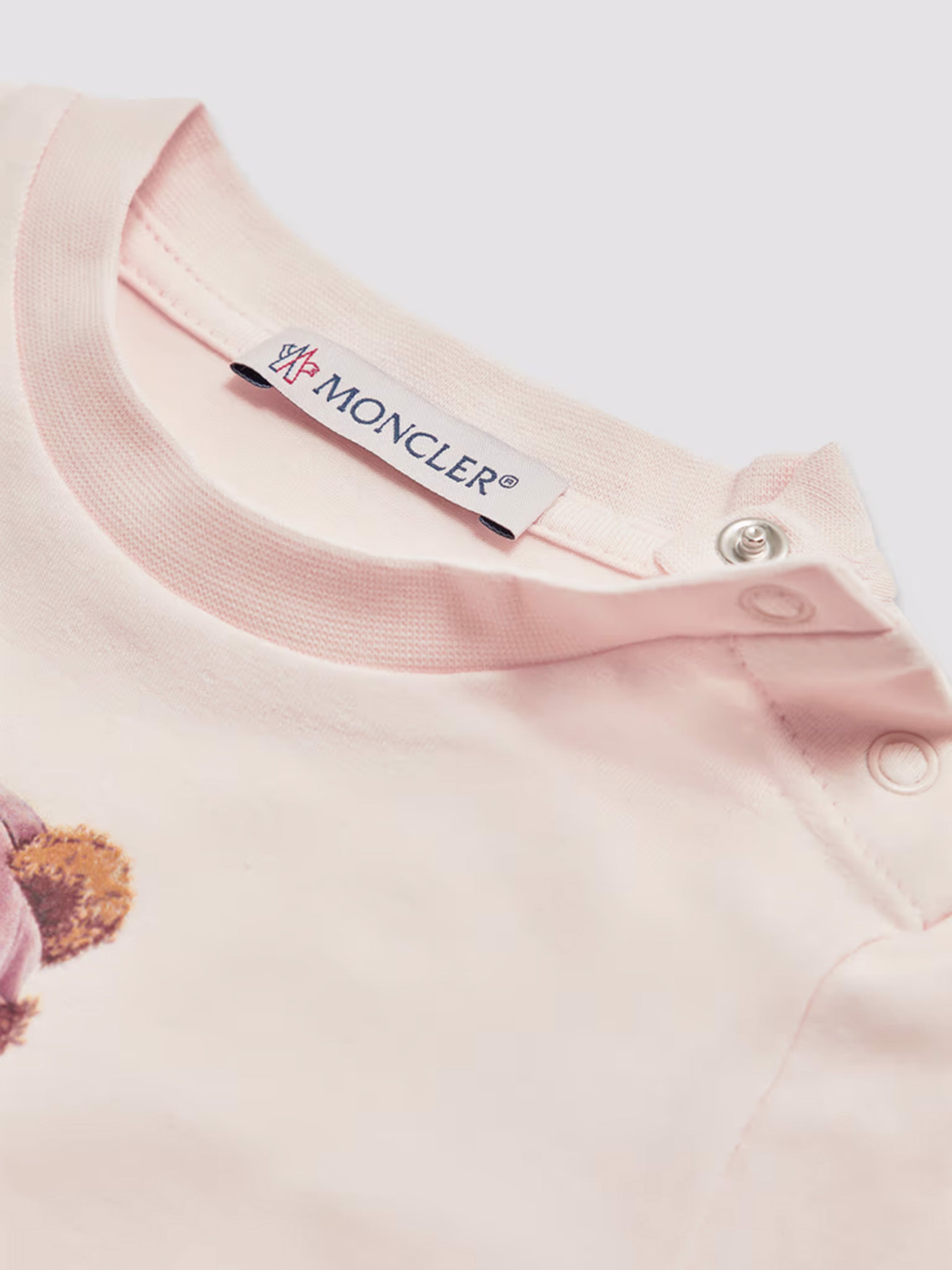 MONCLER KIDS Mini Teddy Bear Print T-Shirt for Girls