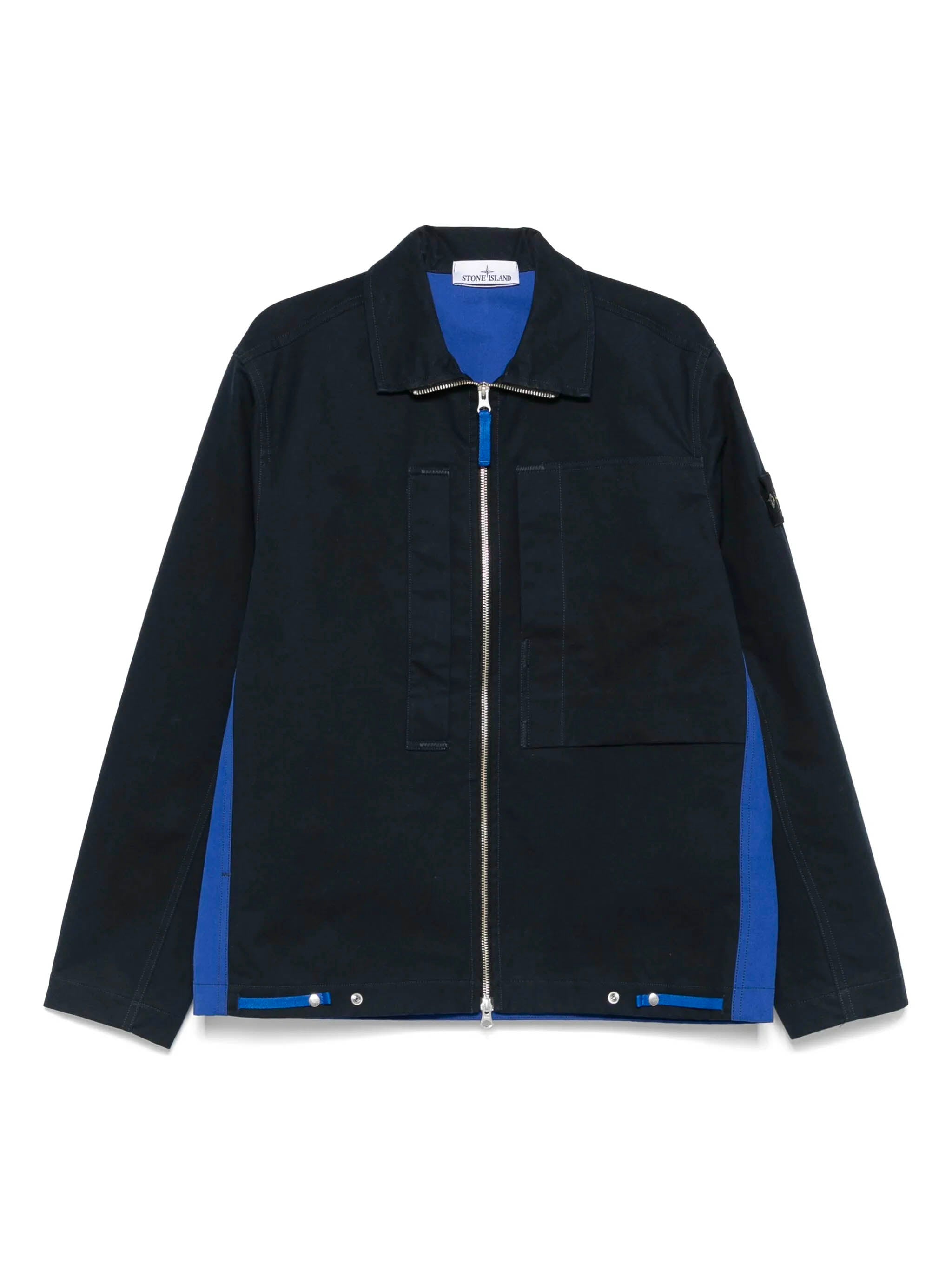 STONE ISLAND Resin Canvas Overshirt - Comfortable Fit for Men