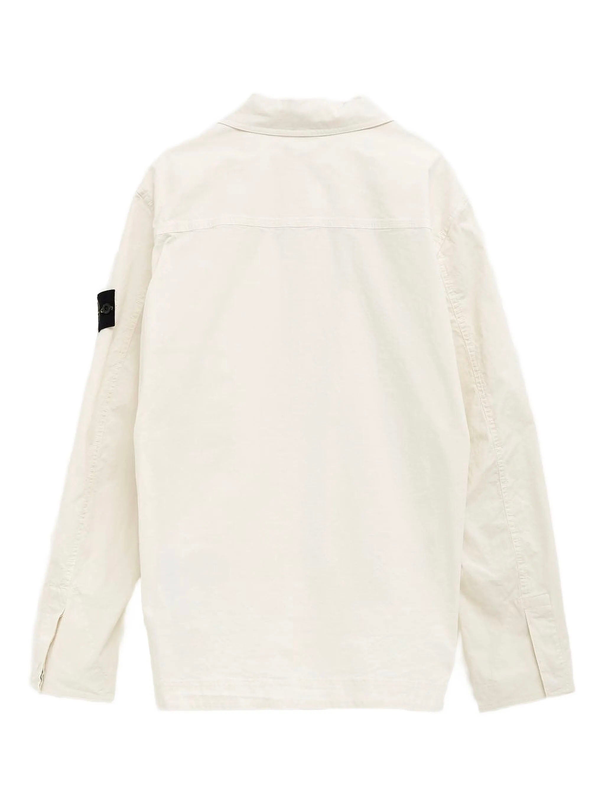 STONE ISLAND Overshirt with Dual Patch Pockets - Size M