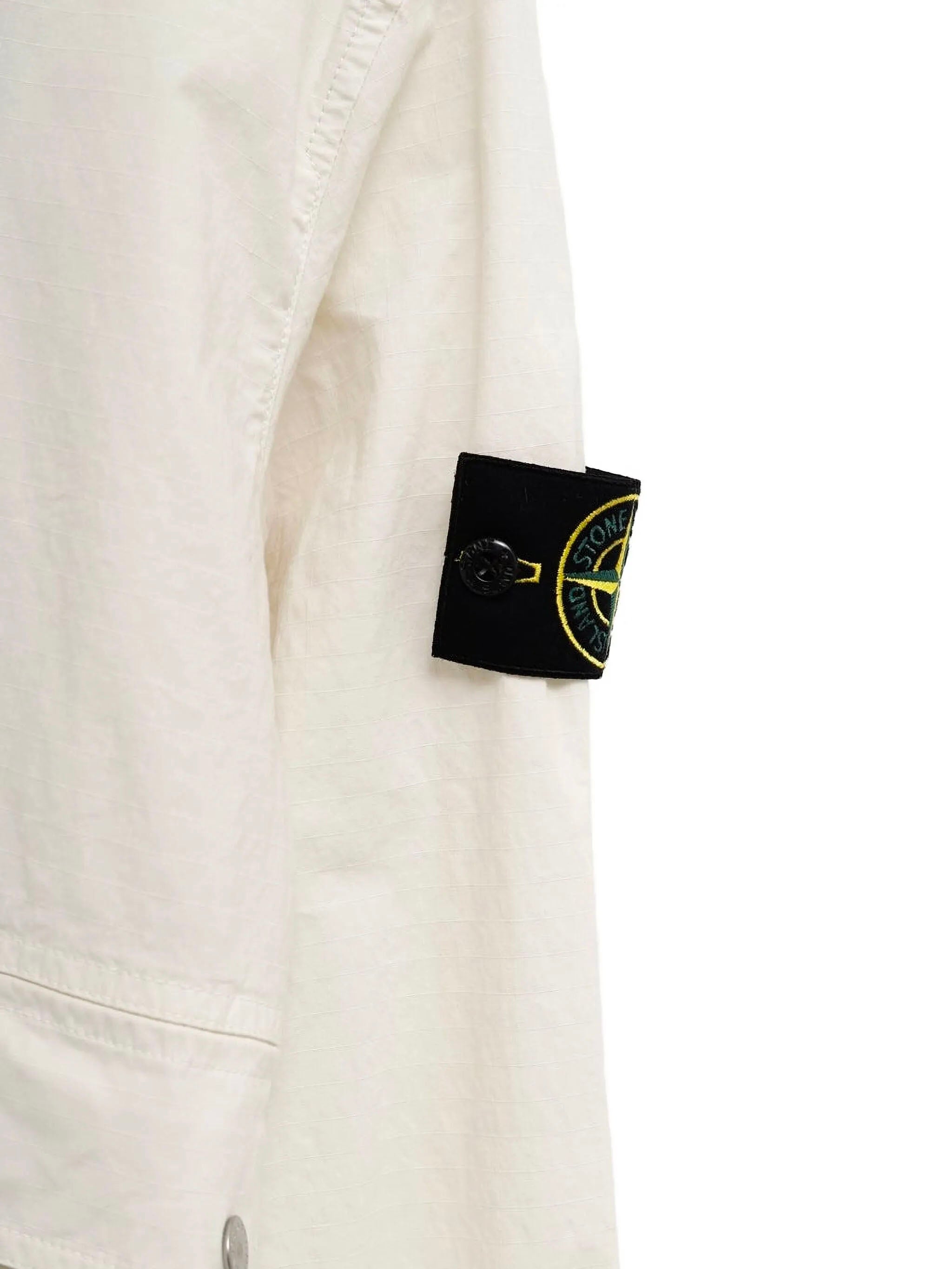 STONE ISLAND Overshirt with Dual Patch Pockets - Size M