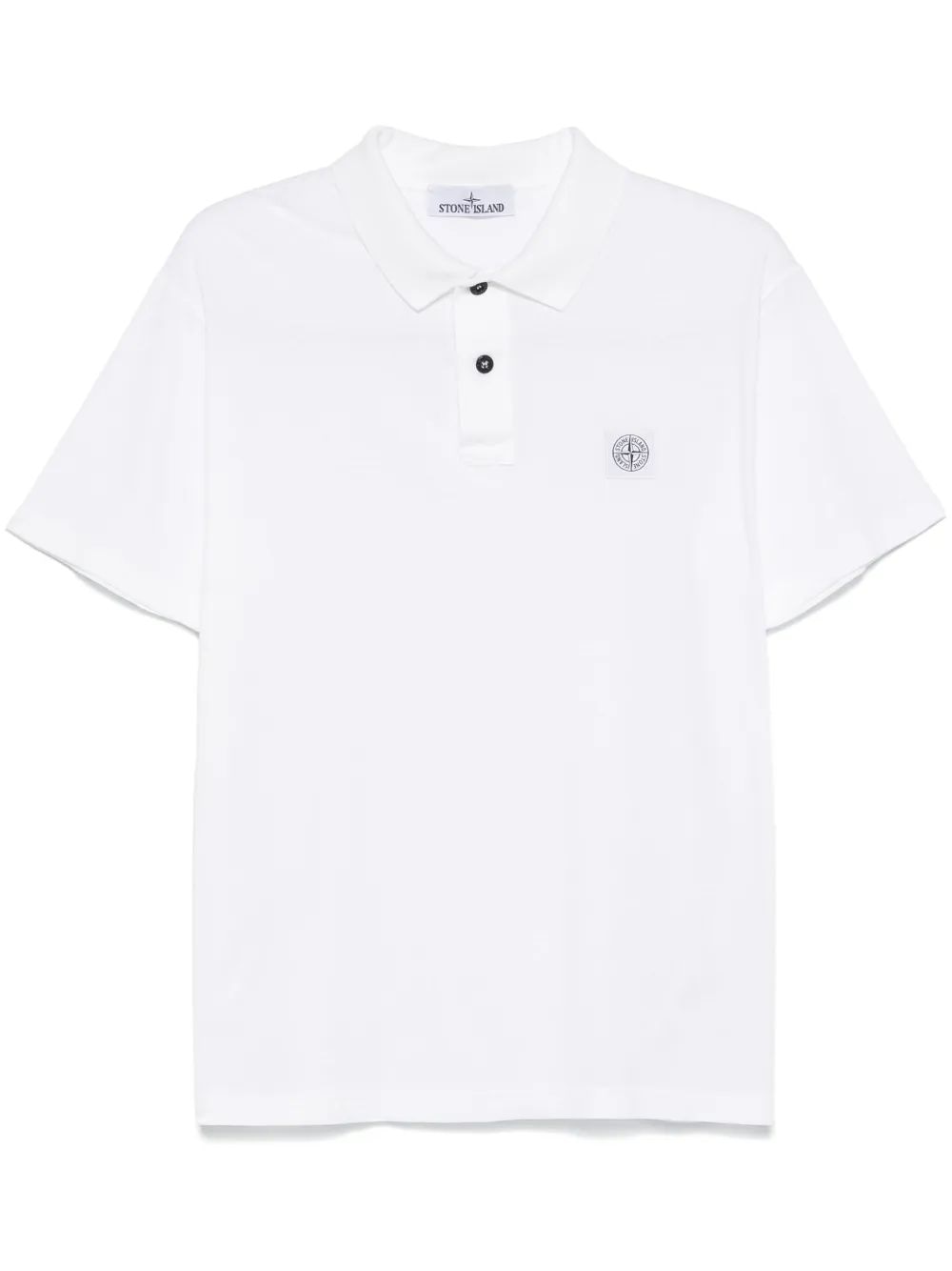 STONE ISLAND Compass Badge Mini Polo Shirt for Men