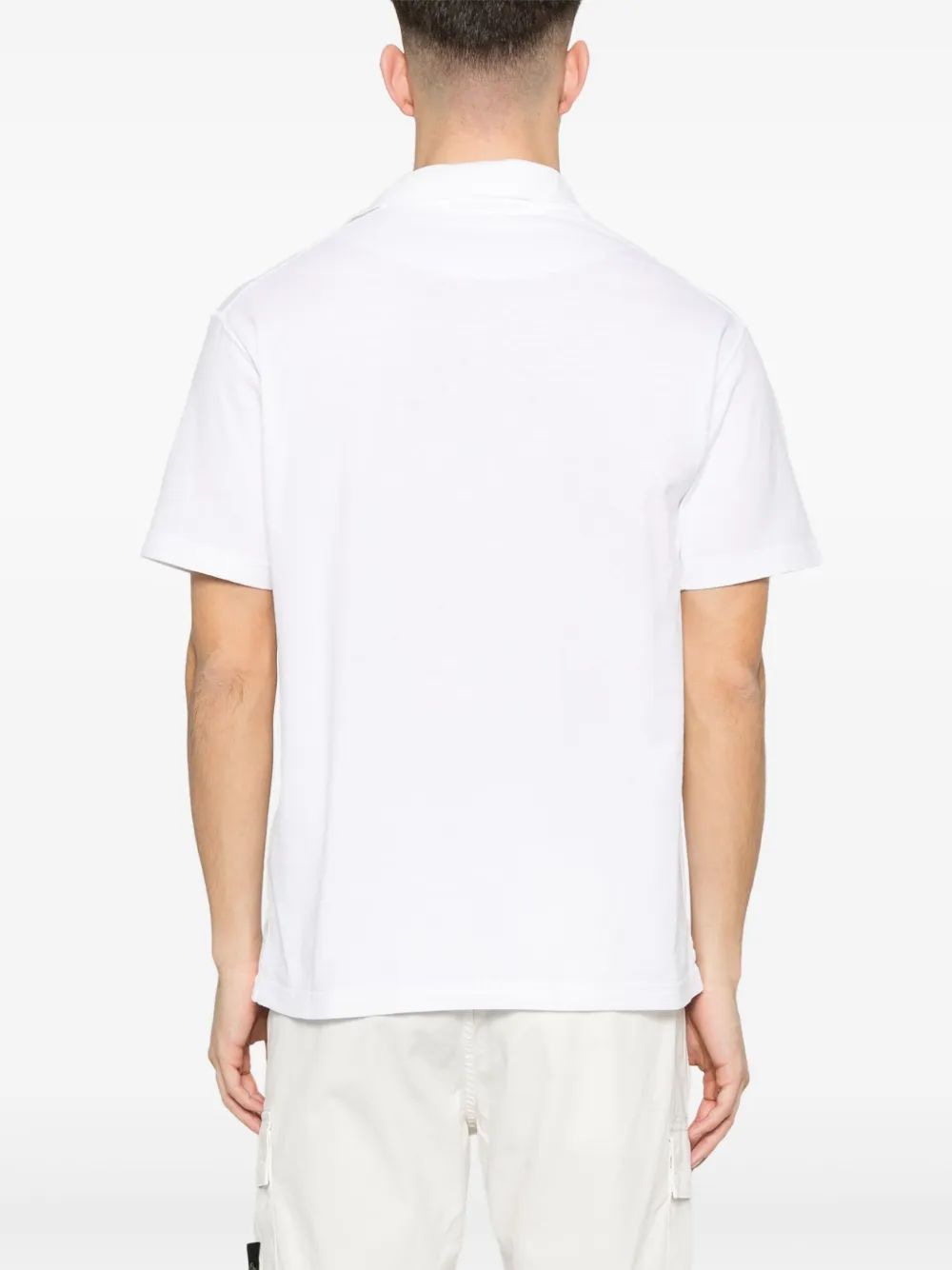 STONE ISLAND Compass Badge Mini Polo Shirt for Men