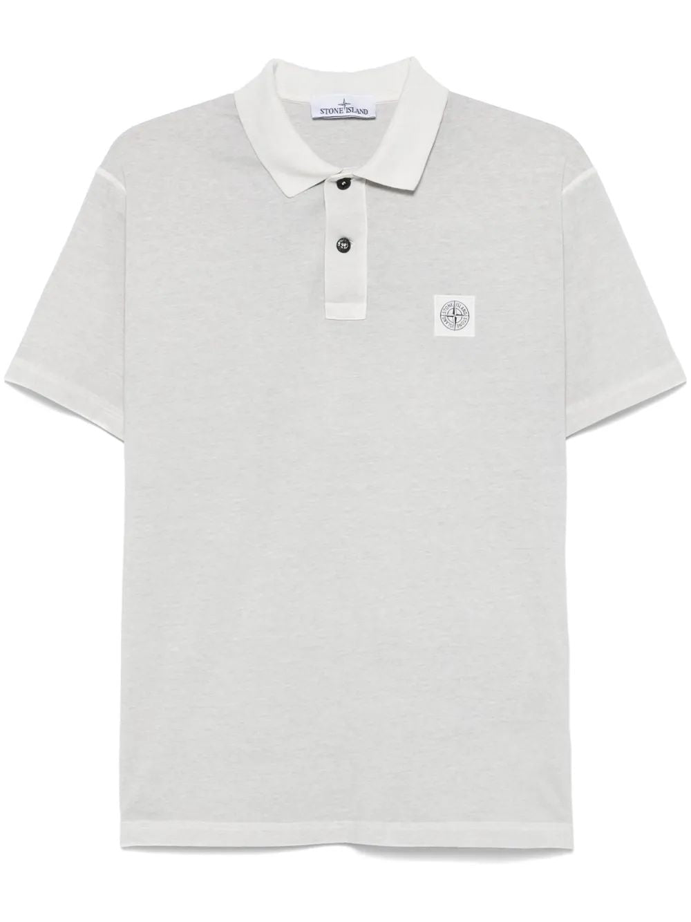 STONE ISLAND Men's Compass Patch Polo Shirt