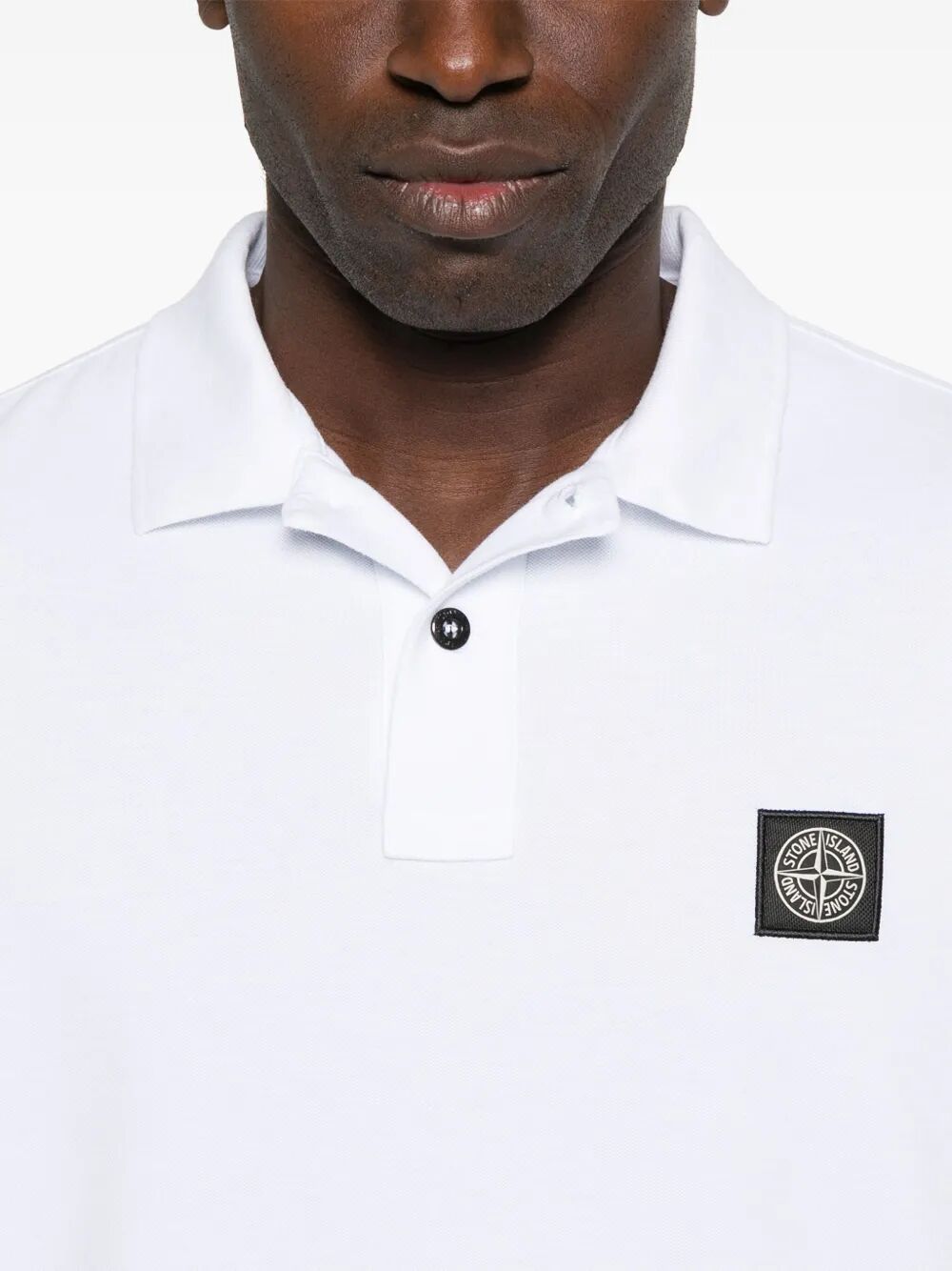 STONE ISLAND Slim Fit Stretch Cotton Polo Shirt