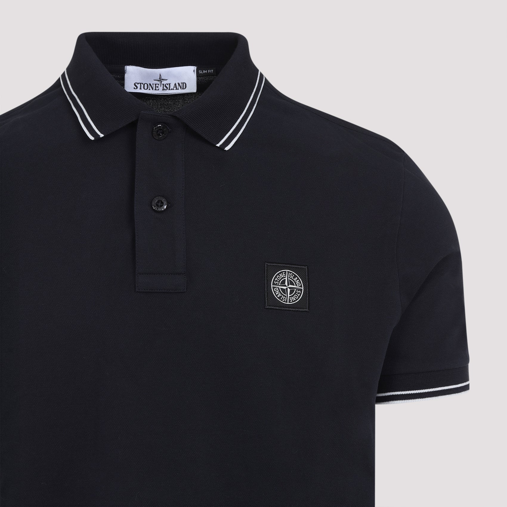 STONE ISLAND Slim Fit Mini Polo Short Sleeves for Men
