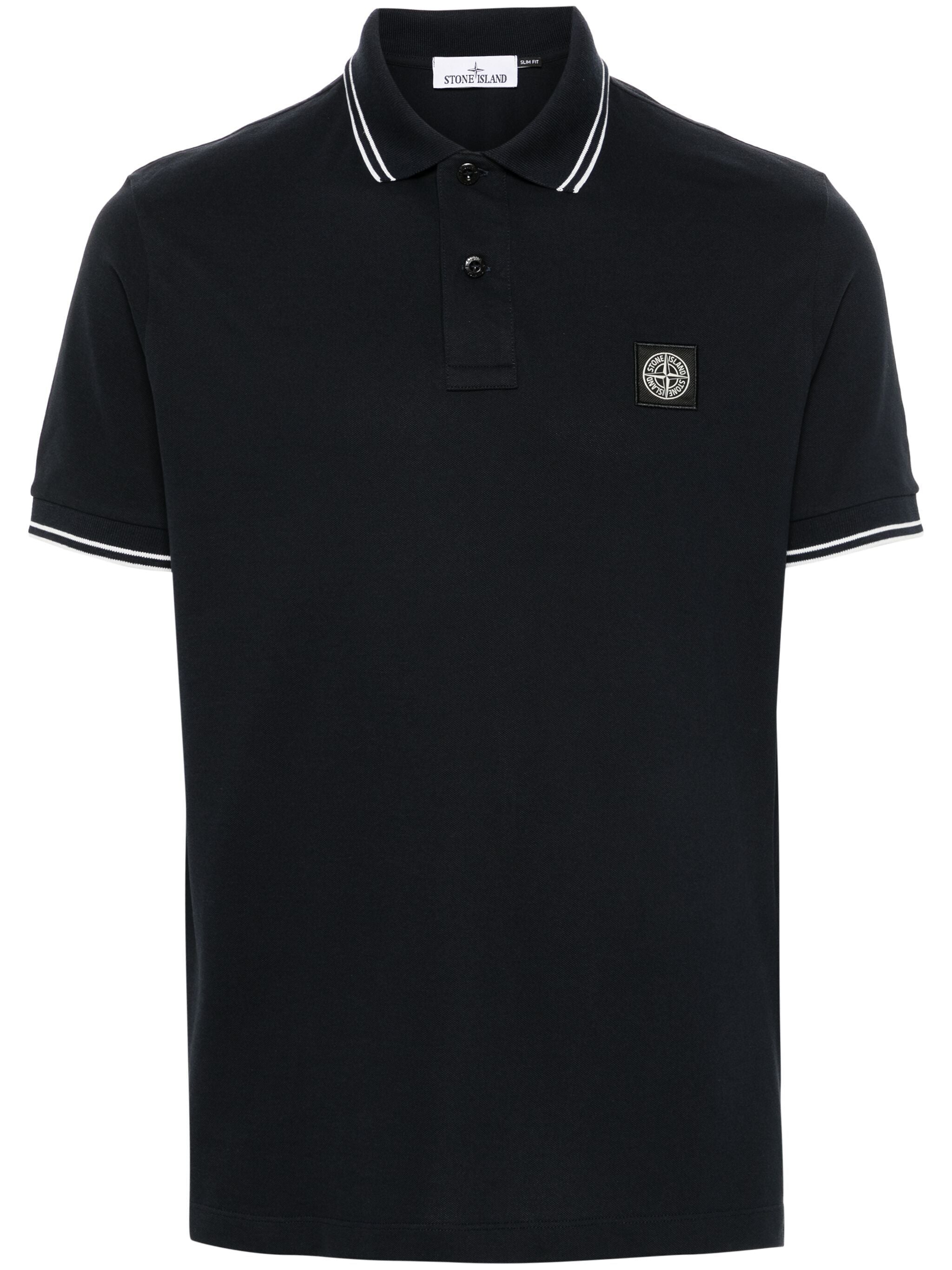 STONE ISLAND Slim Fit Mini Polo Short Sleeves for Men